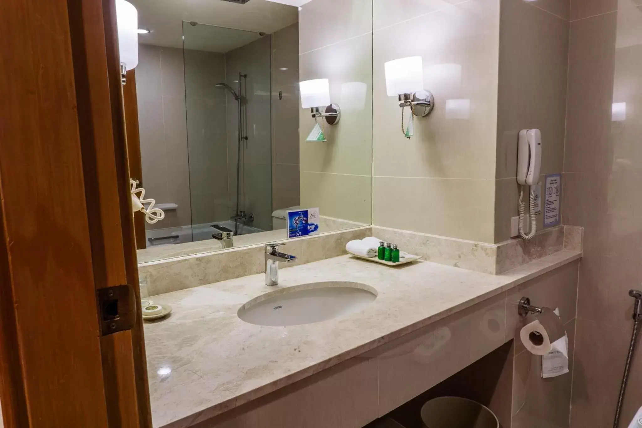 Bathroom in Silom Serene A Boutique Hotel - SHA Extra Plus