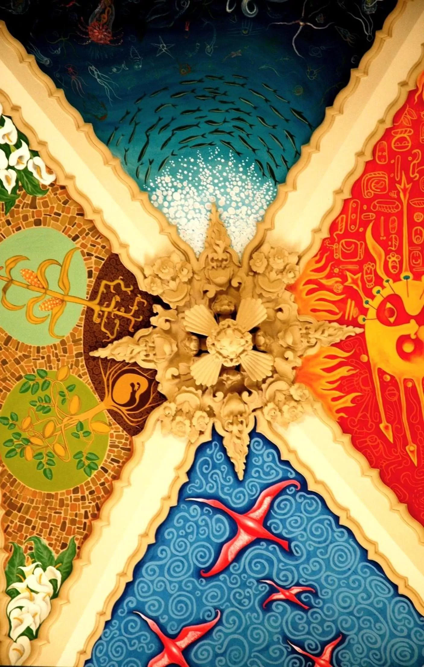 Decorative detail in Hotel Casa de los Azulejos