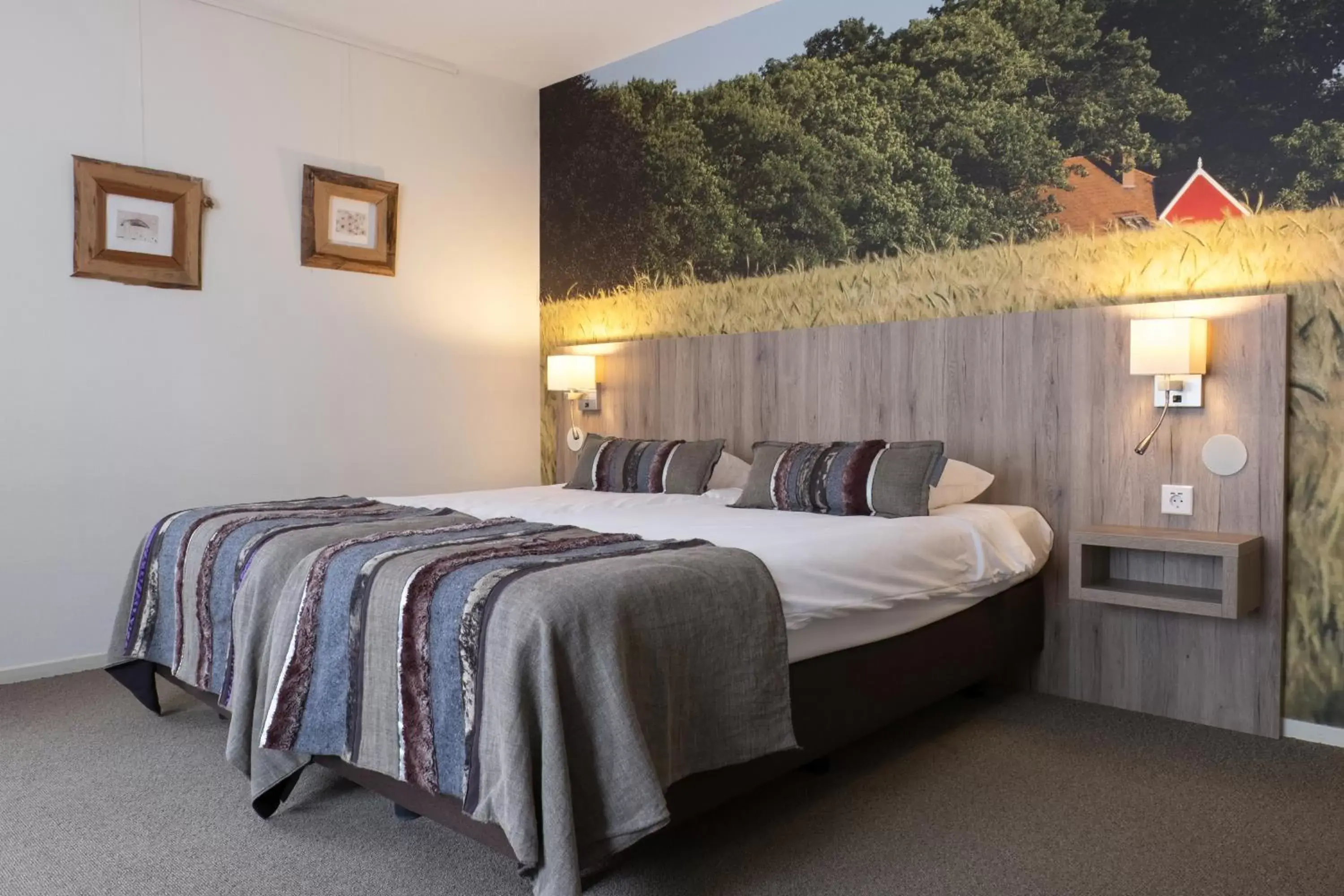 Bedroom, Bed in Landgoedhotel Woodbrooke Barchem