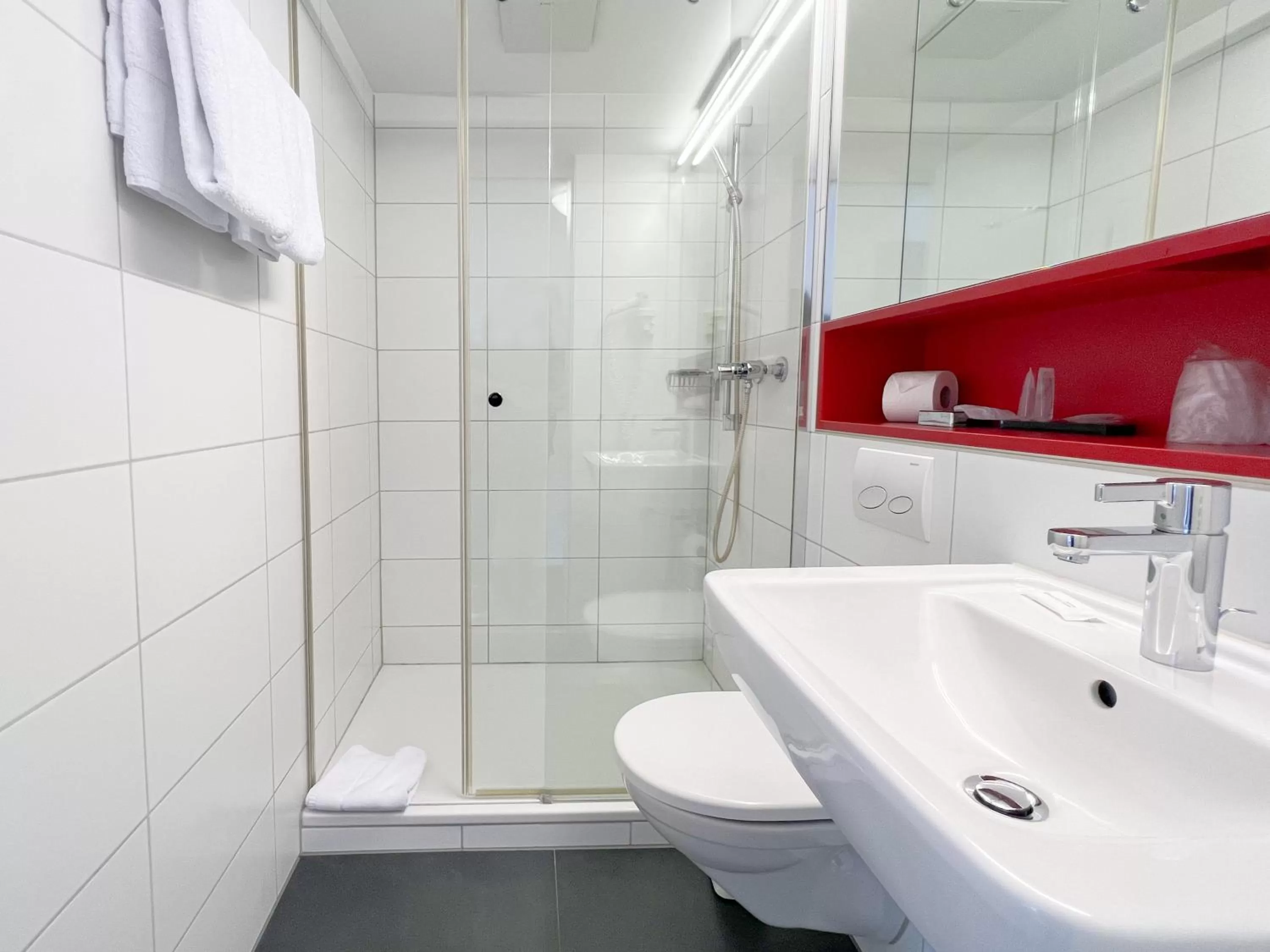 Shower in Hotel Rothaus Luzern & Peruvian Culinary Art