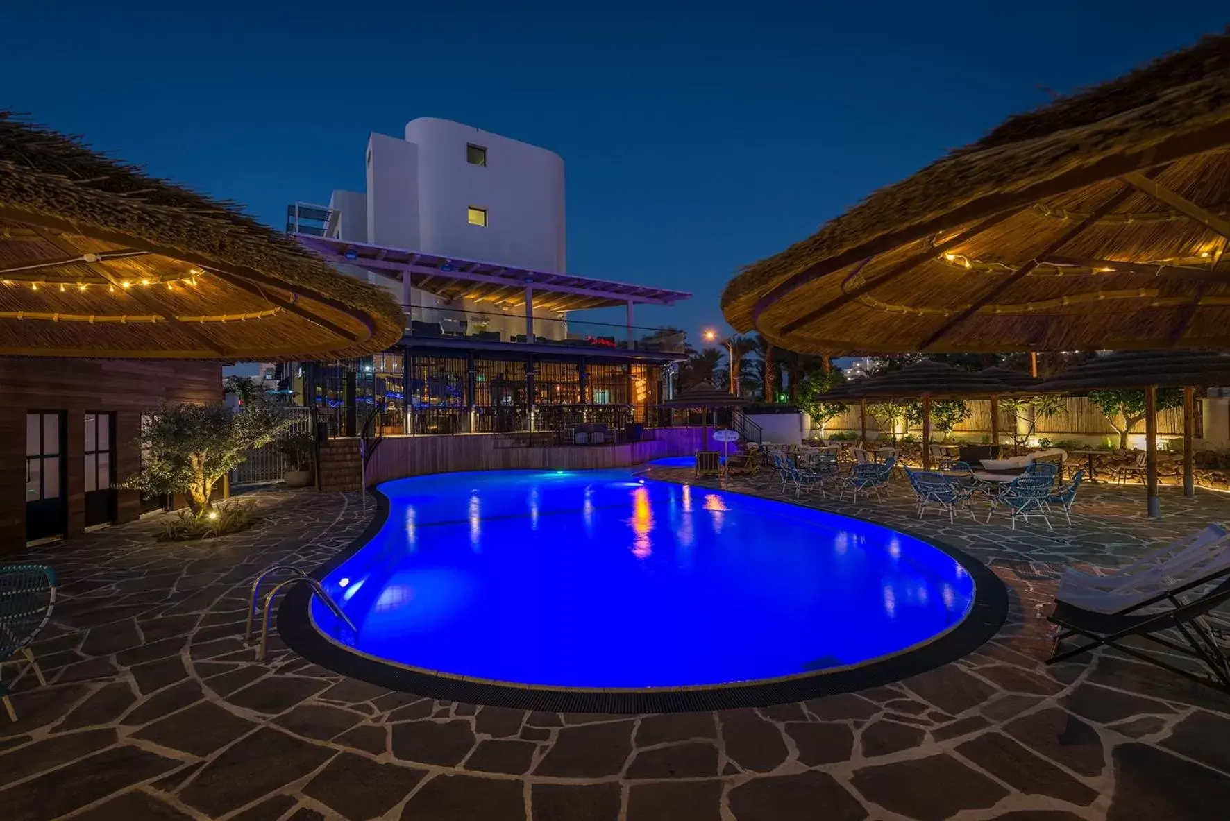 Pool view in Play Eilat Hotel Pool view in Play Eilat Hotel