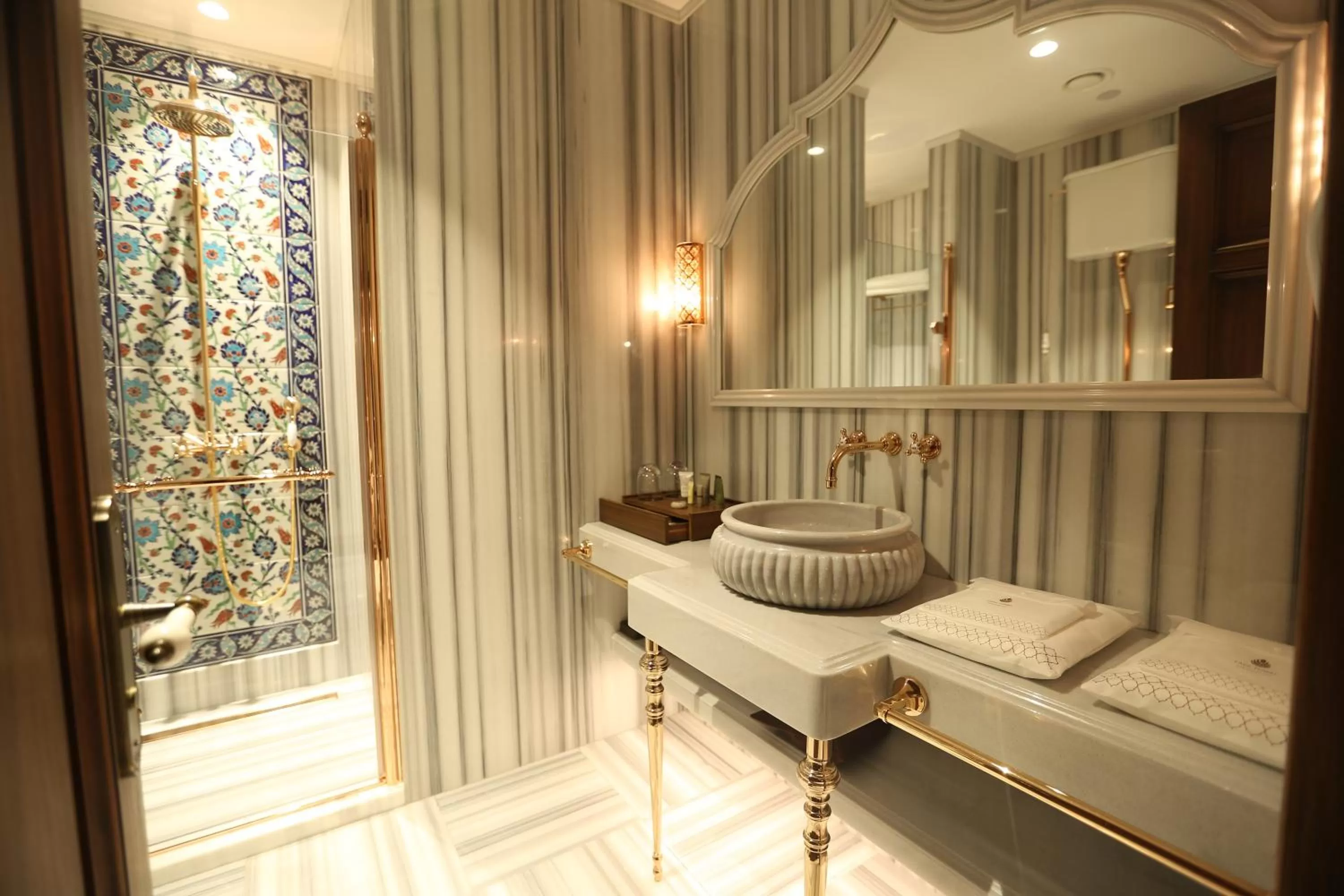 Bathroom in AJWA Sultanahmet - Preferred Hotels LVX Collection