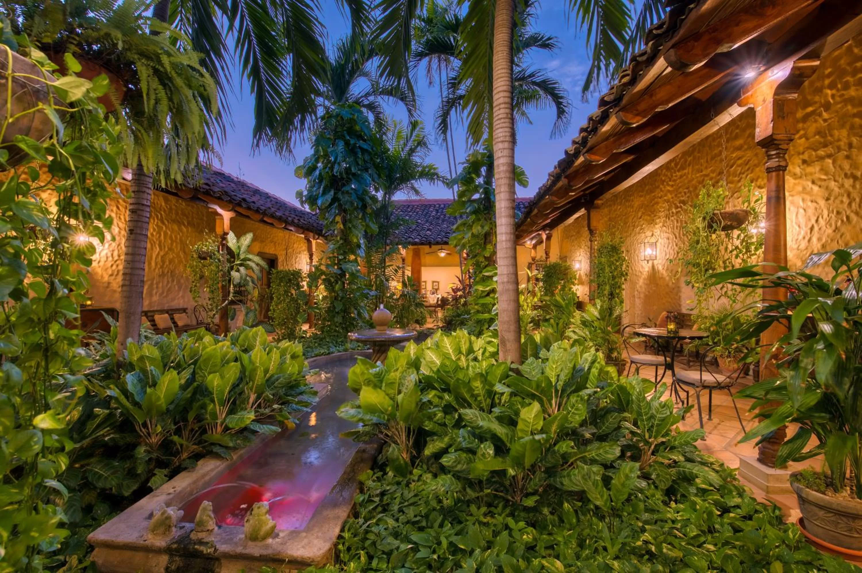Garden in Hotel Los Robles, Managua, Nicaragua