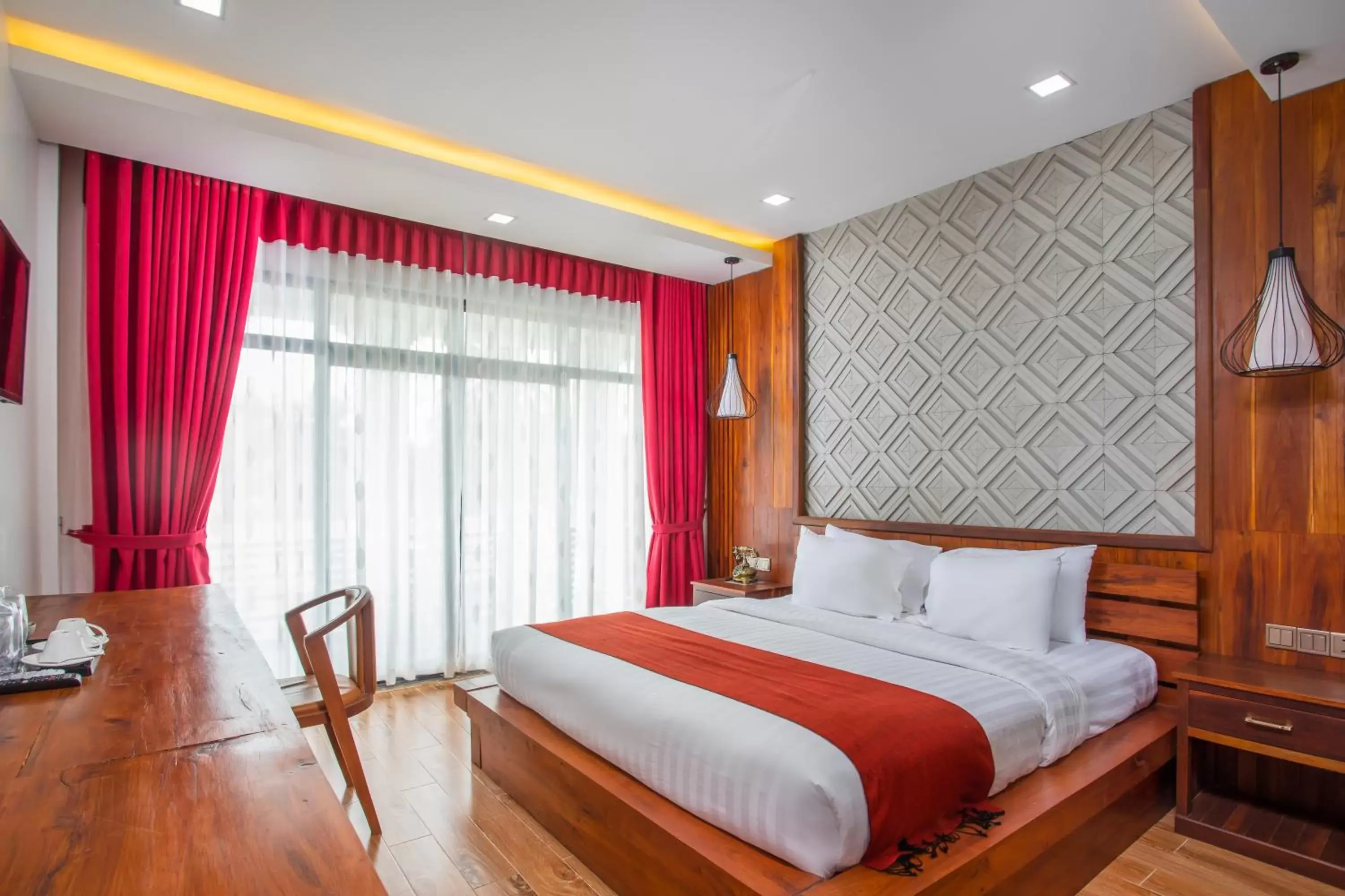 Guests, Bed in Cambana La Rivière Hotel