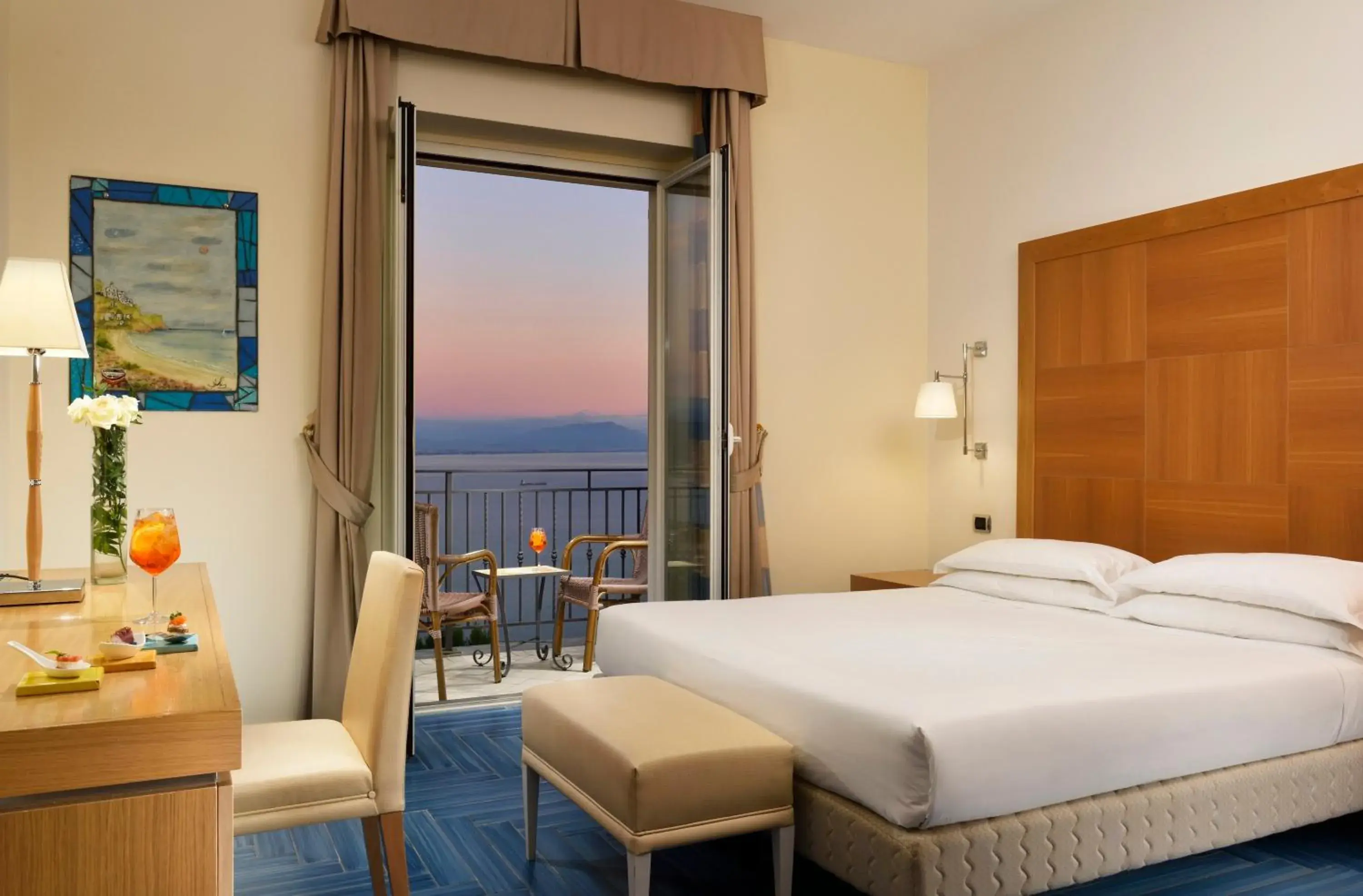 Natural landscape, Bed in Hotel Raito Wellness & SPA Natural landscape, Bed in Hotel Raito Wellness & SPA