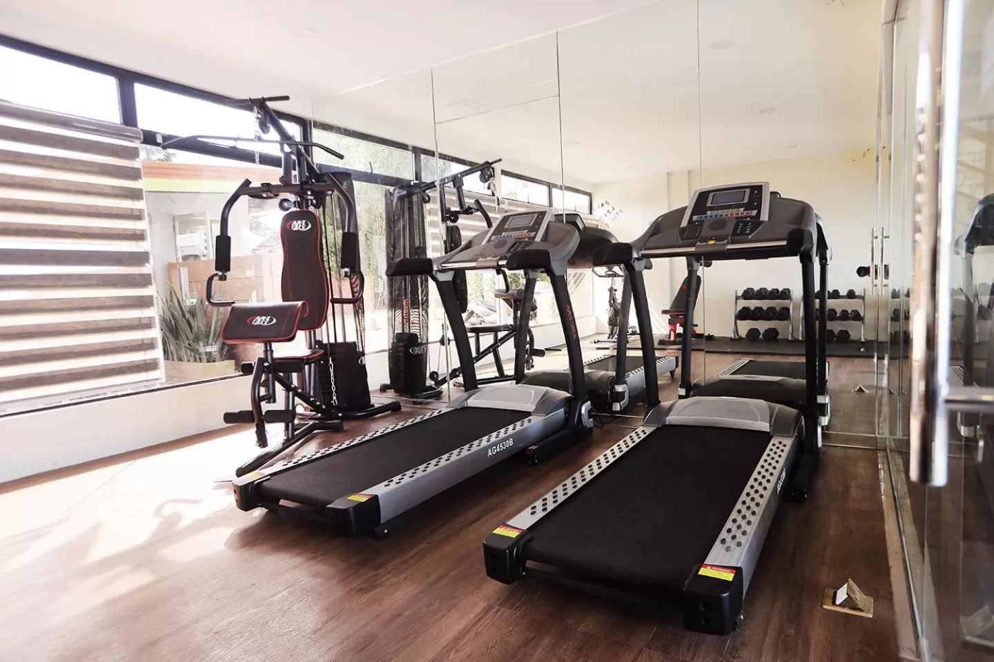 Fitness centre/facilities in Aerostop Hotel and Restaurant