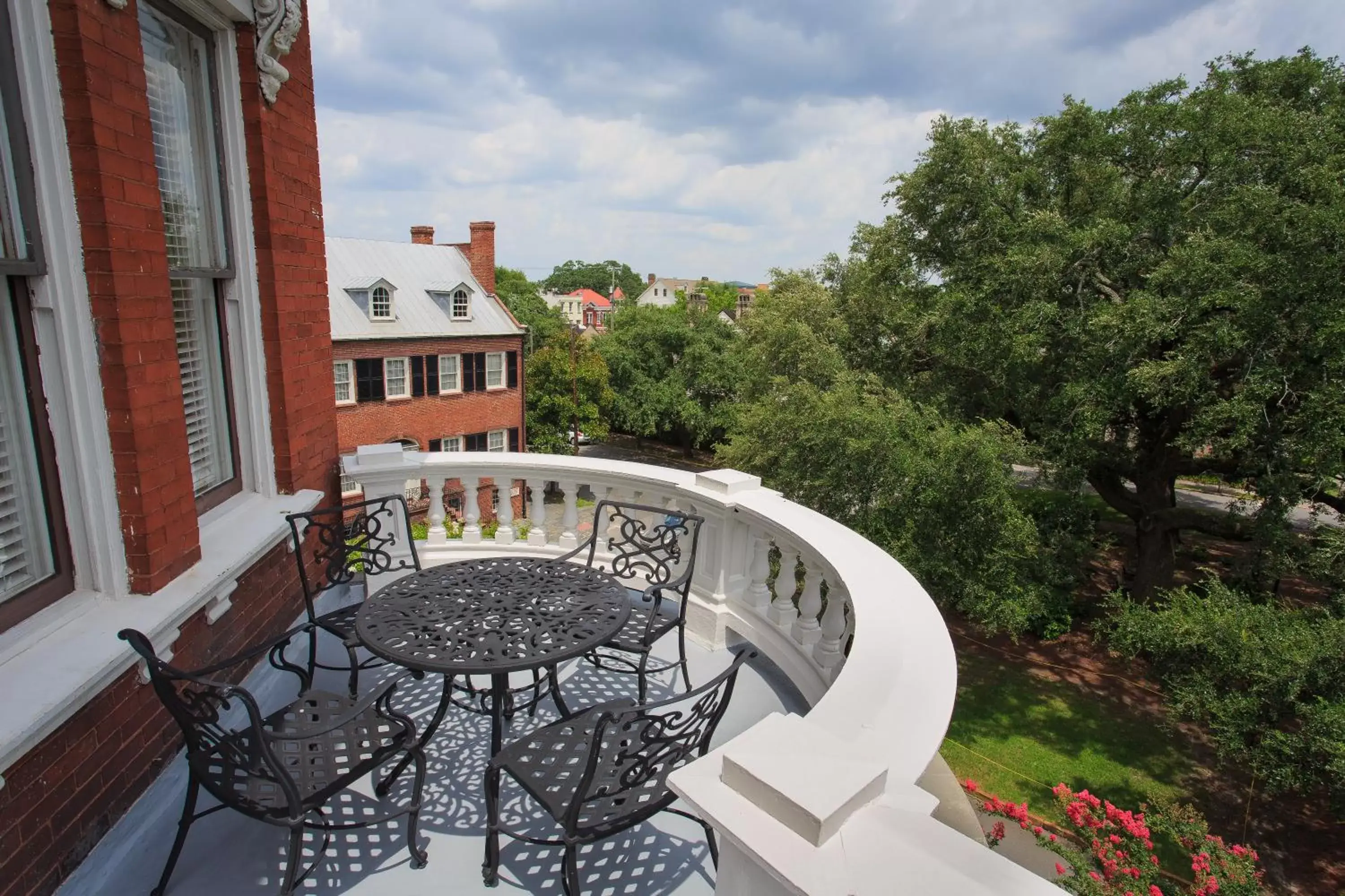 Street view, Balcony/Terrace in Kehoe House, Historic Inns of Savannah Collection