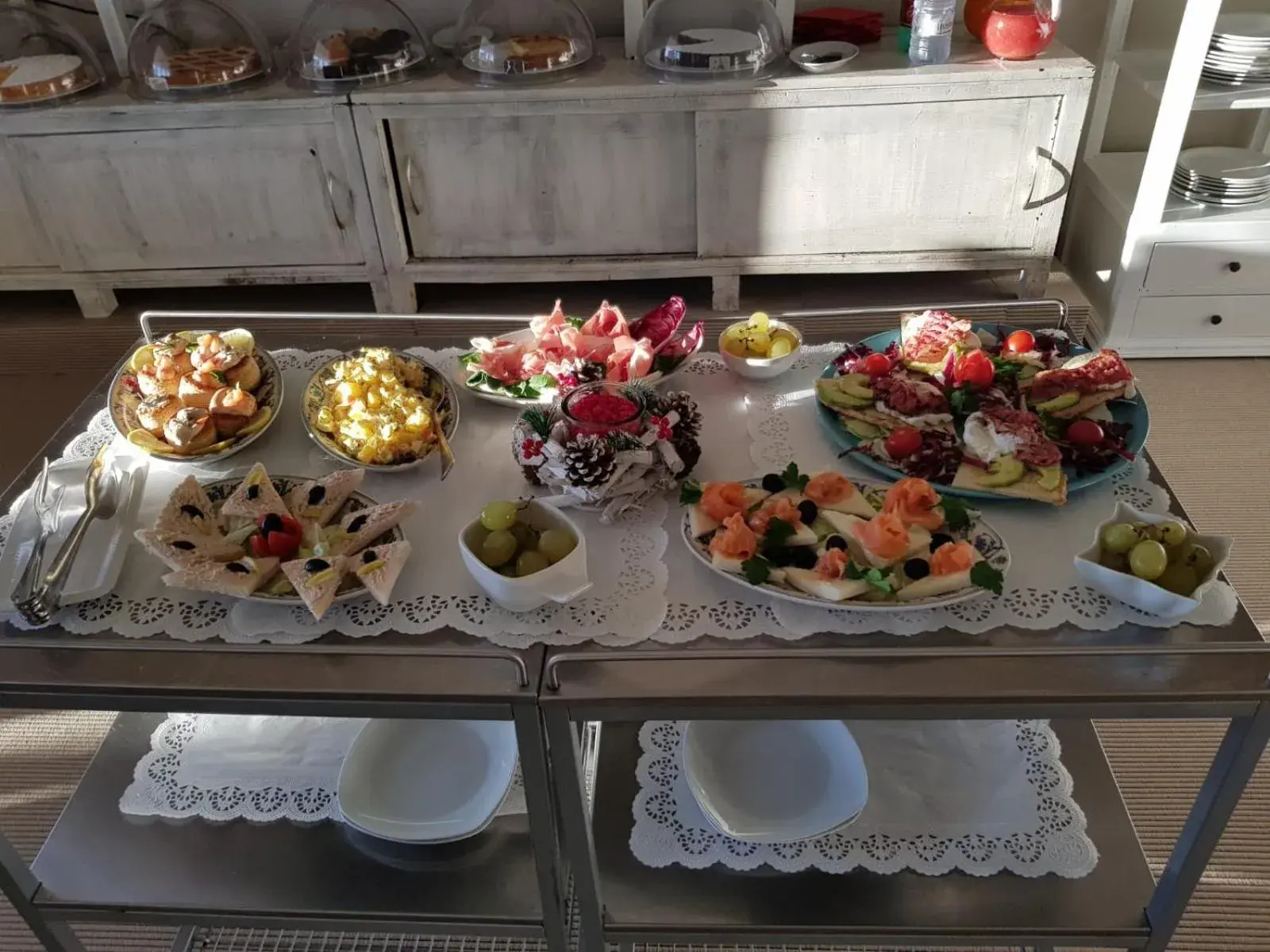 Continental breakfast in Hotel Bella 'Mbriana