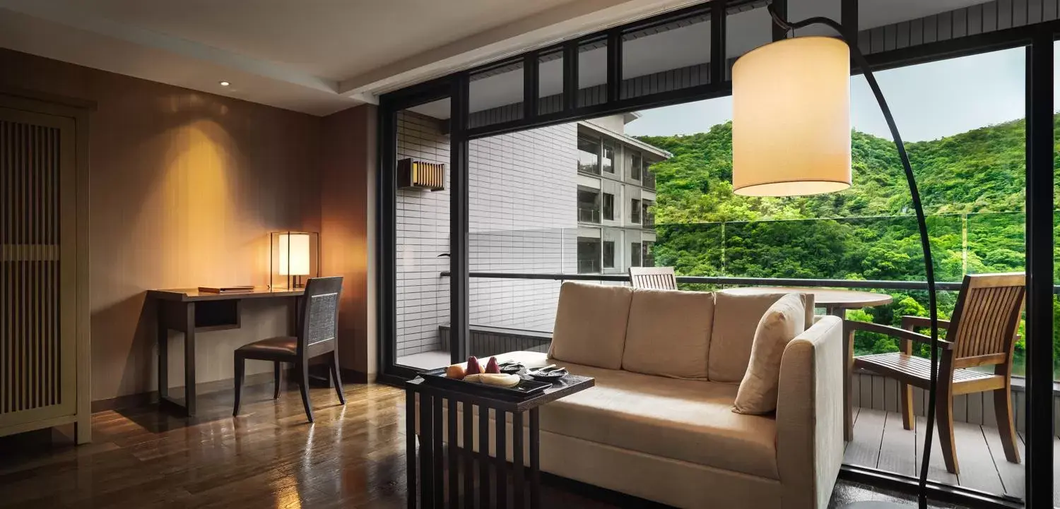 Living room, Seating Area in Grand View Resort Beitou