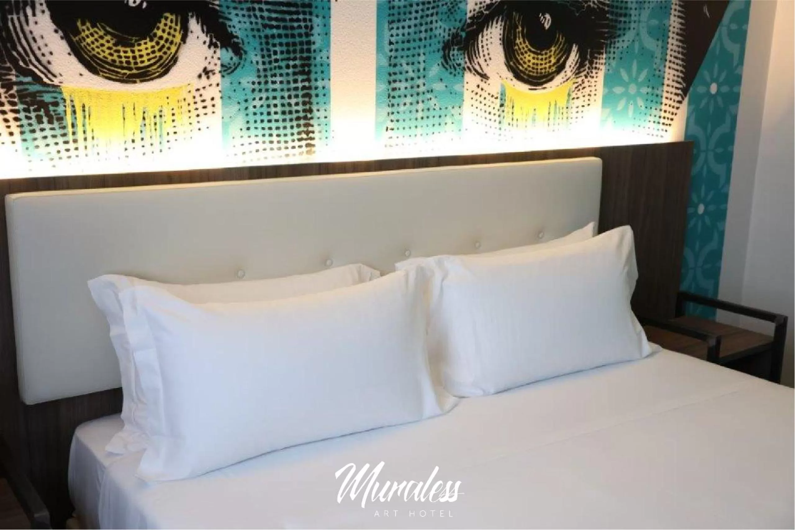 Bed in Muraless Art Hotel - WorldHotels Crafted
