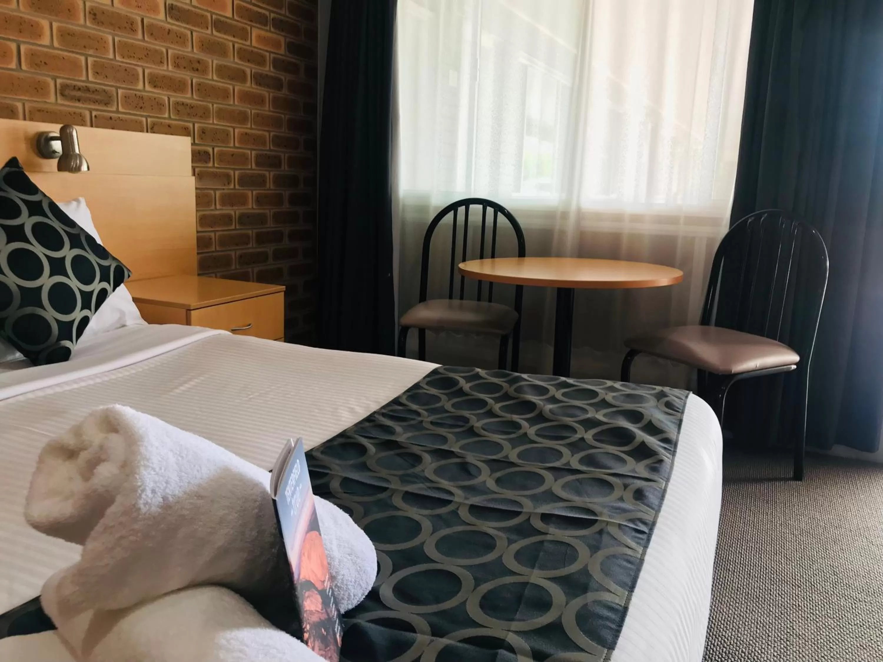 Bed in Jumbuck Motor Inn