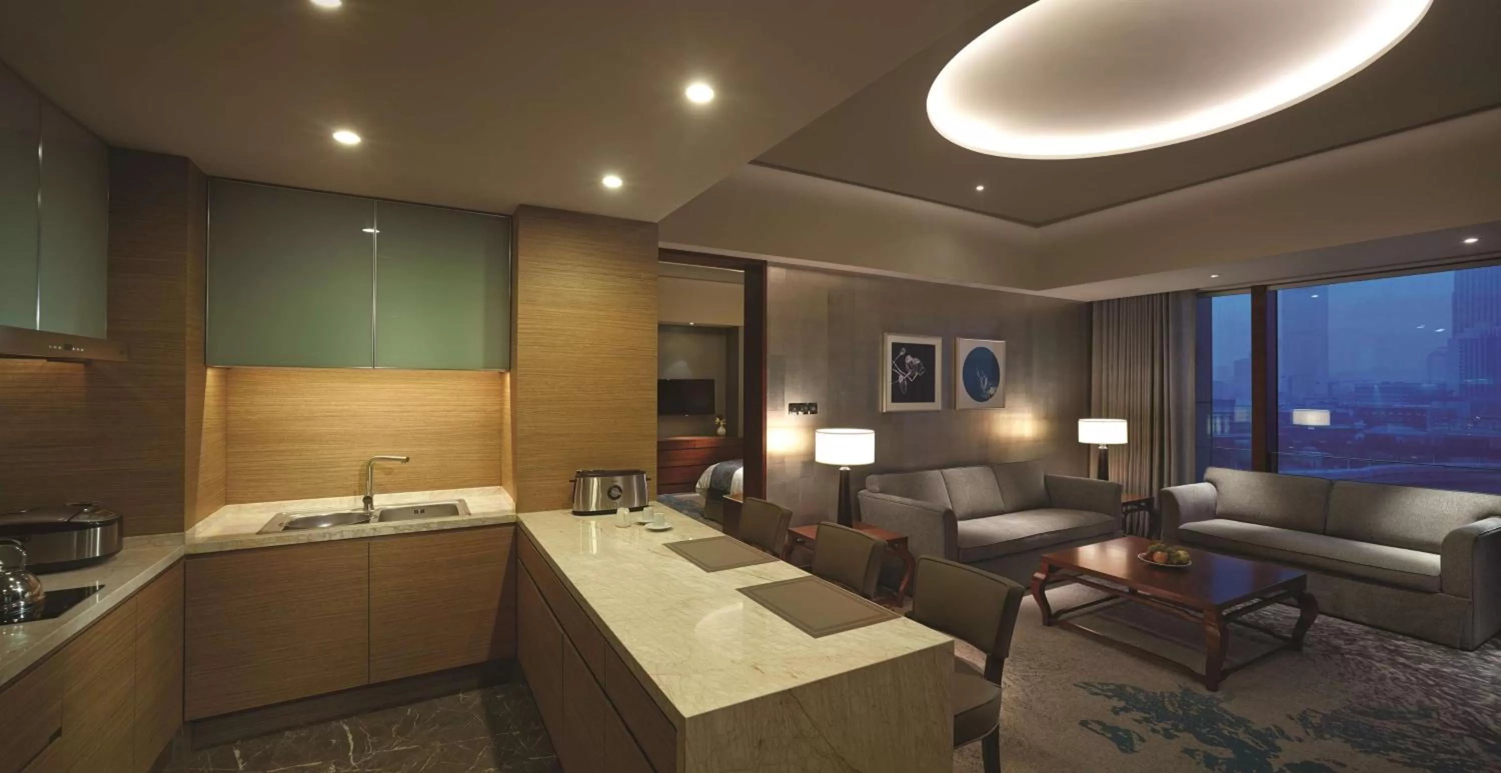 Photo of the whole room in Shangri-La Tianjin