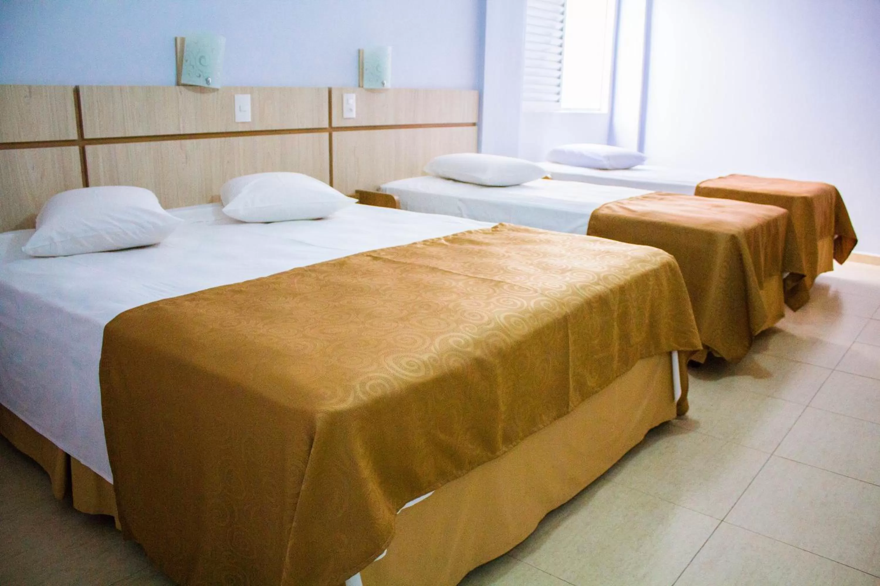 Bed in Hotel Baviera Iguassu