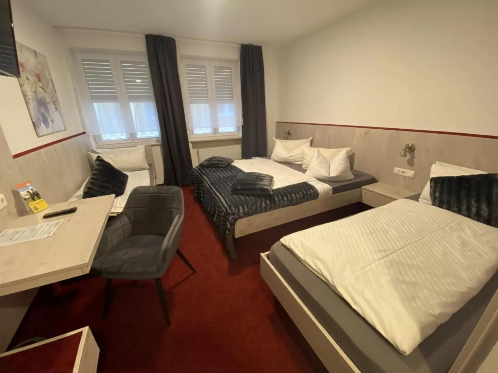 Bed in Hotel Wilder Mann