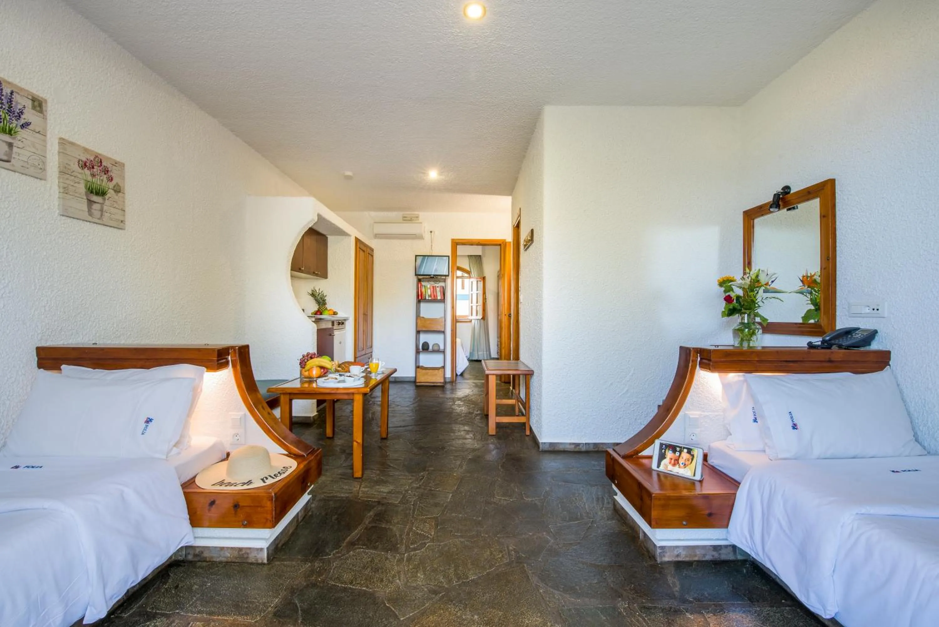 Bed in Folia Apartments Chania