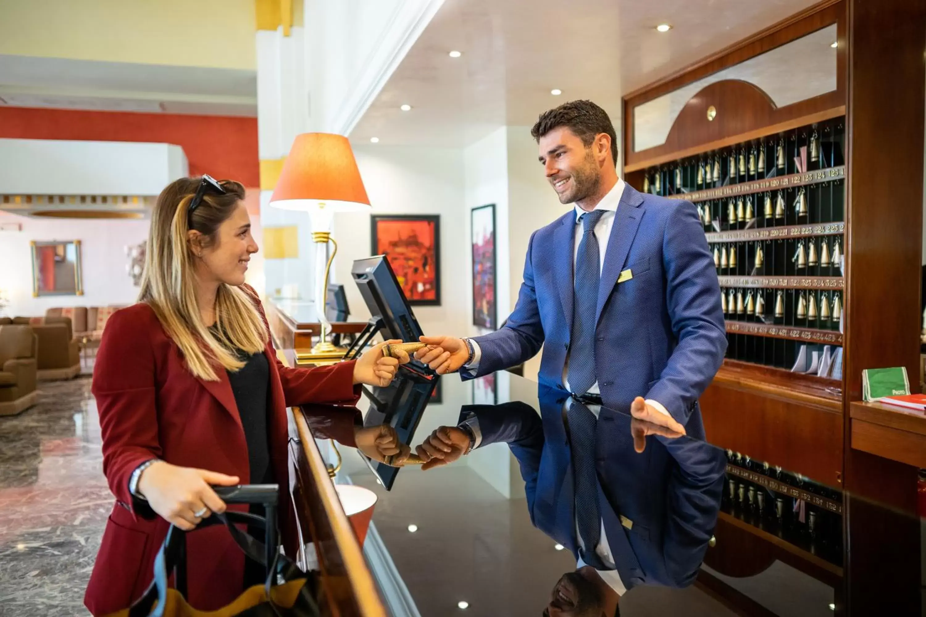 Lobby or reception in Hotel Terme Delle Nazioni