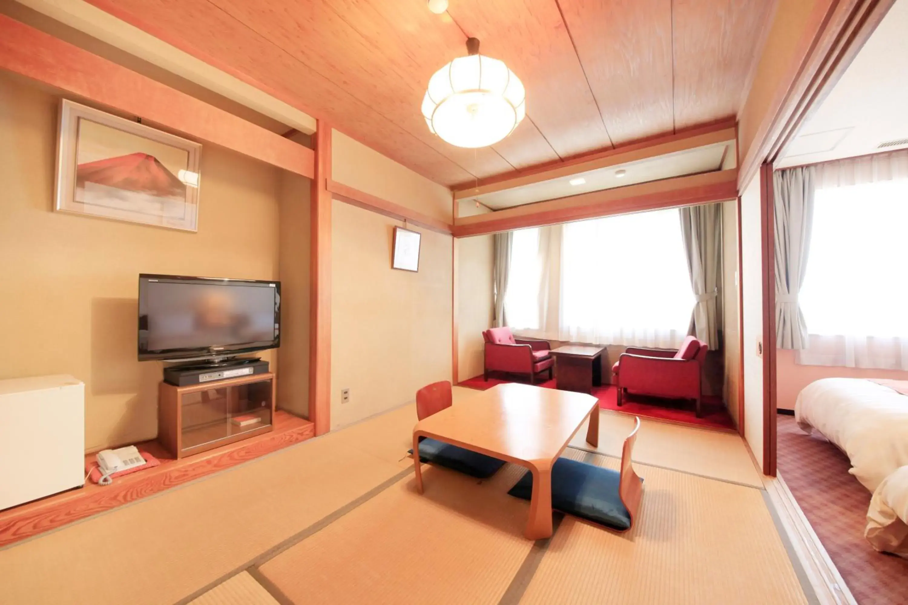 Living room, Seating Area in Fuji Green Hotel