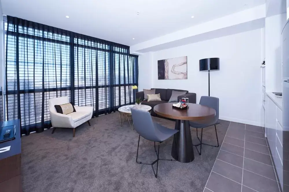 Seating Area in Silkari Suites at Chatswood