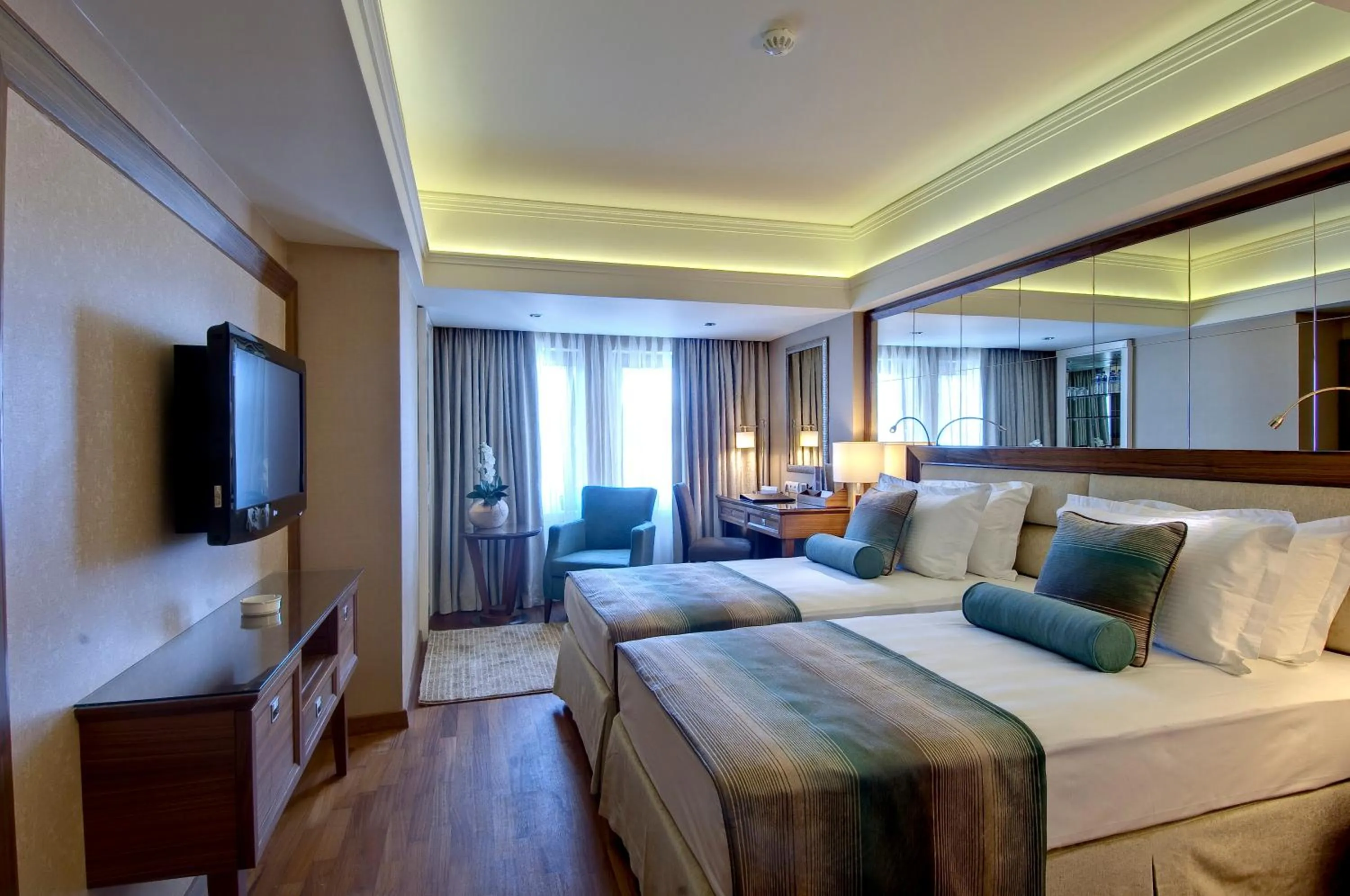 Bed in Marigold Thermal & Spa Hotel Bursa