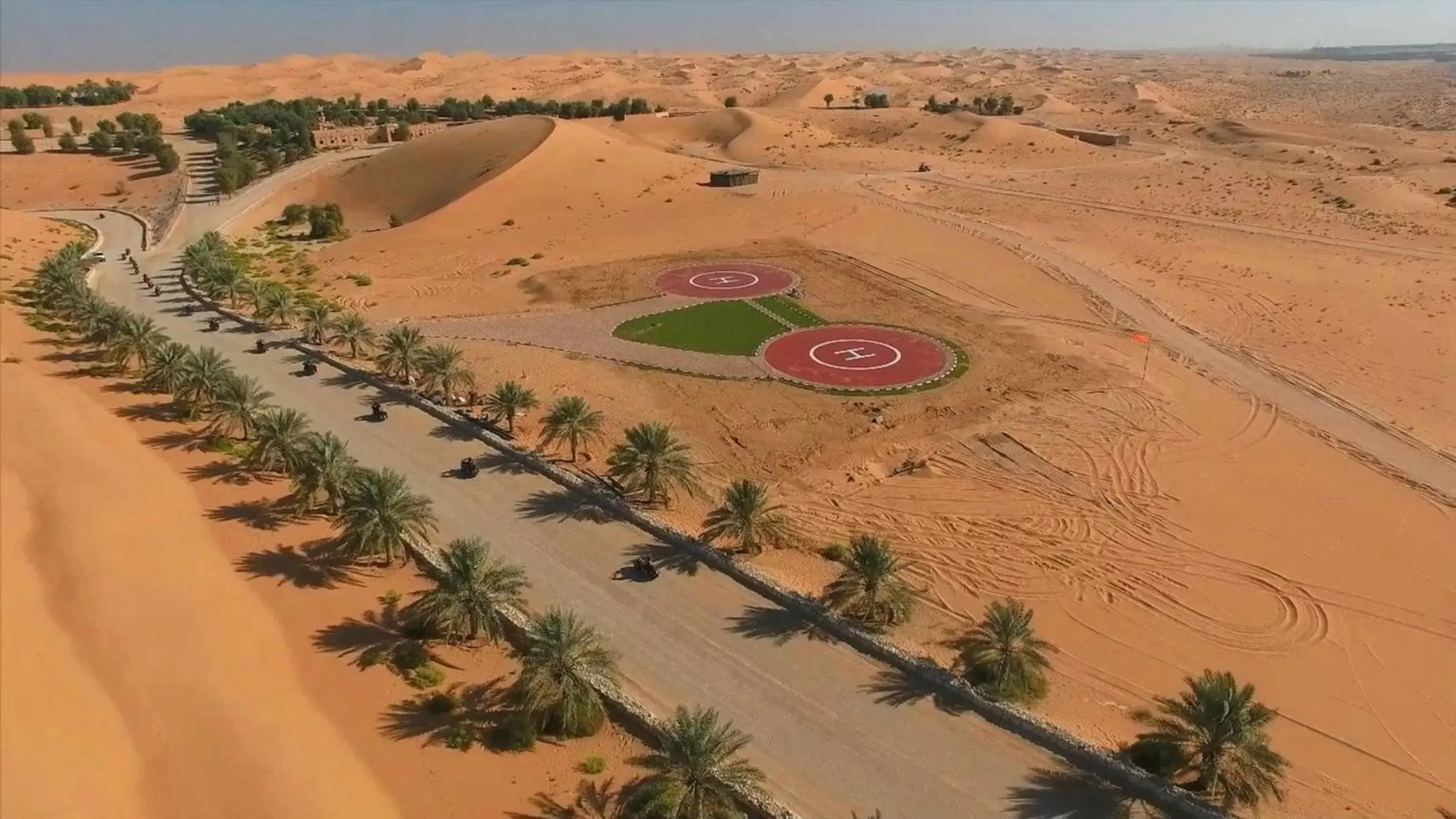 Bird's eye view, Bird's-eye View in Telal Resort Al Ain