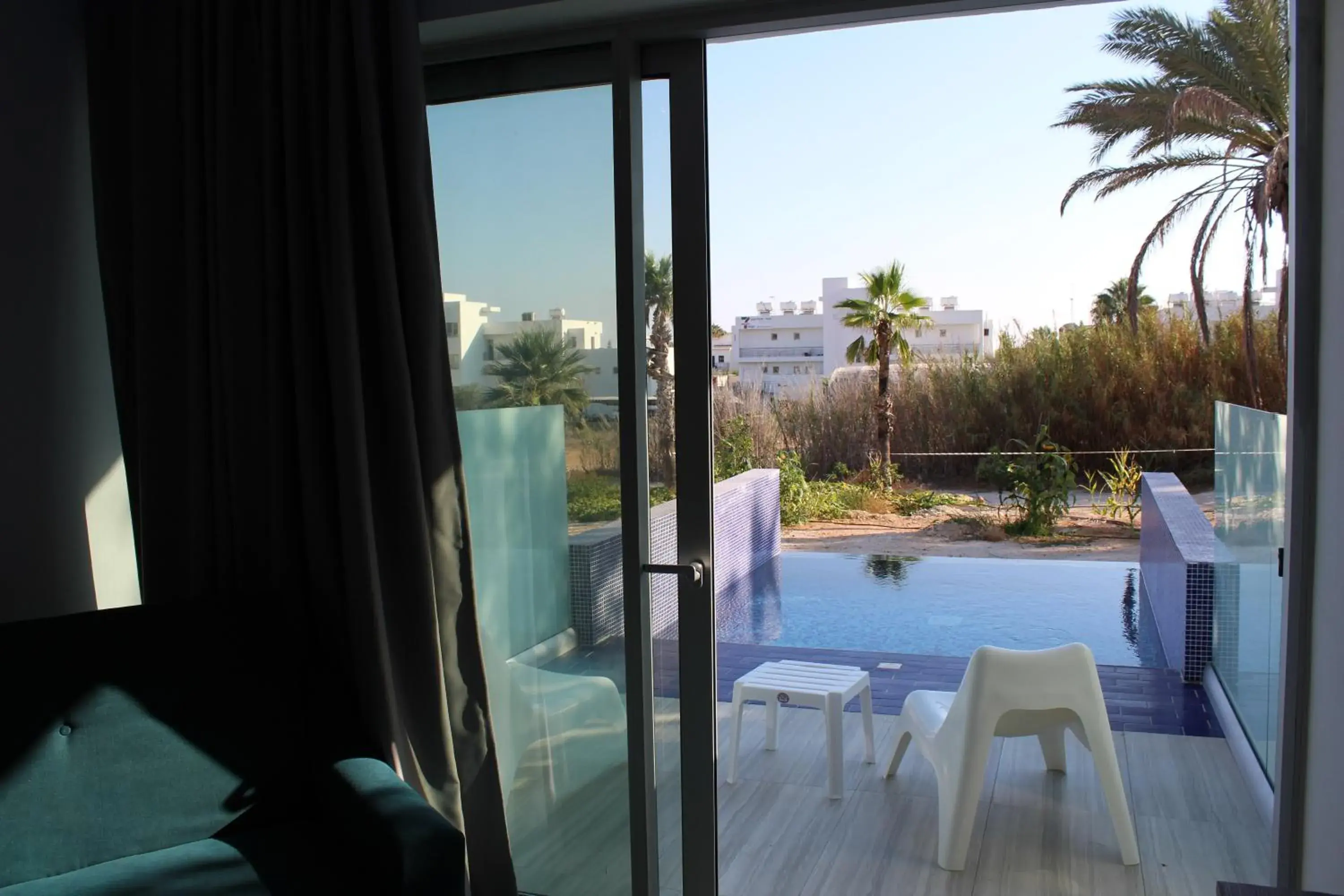 Pool view in Fedrania Gardens Hotel