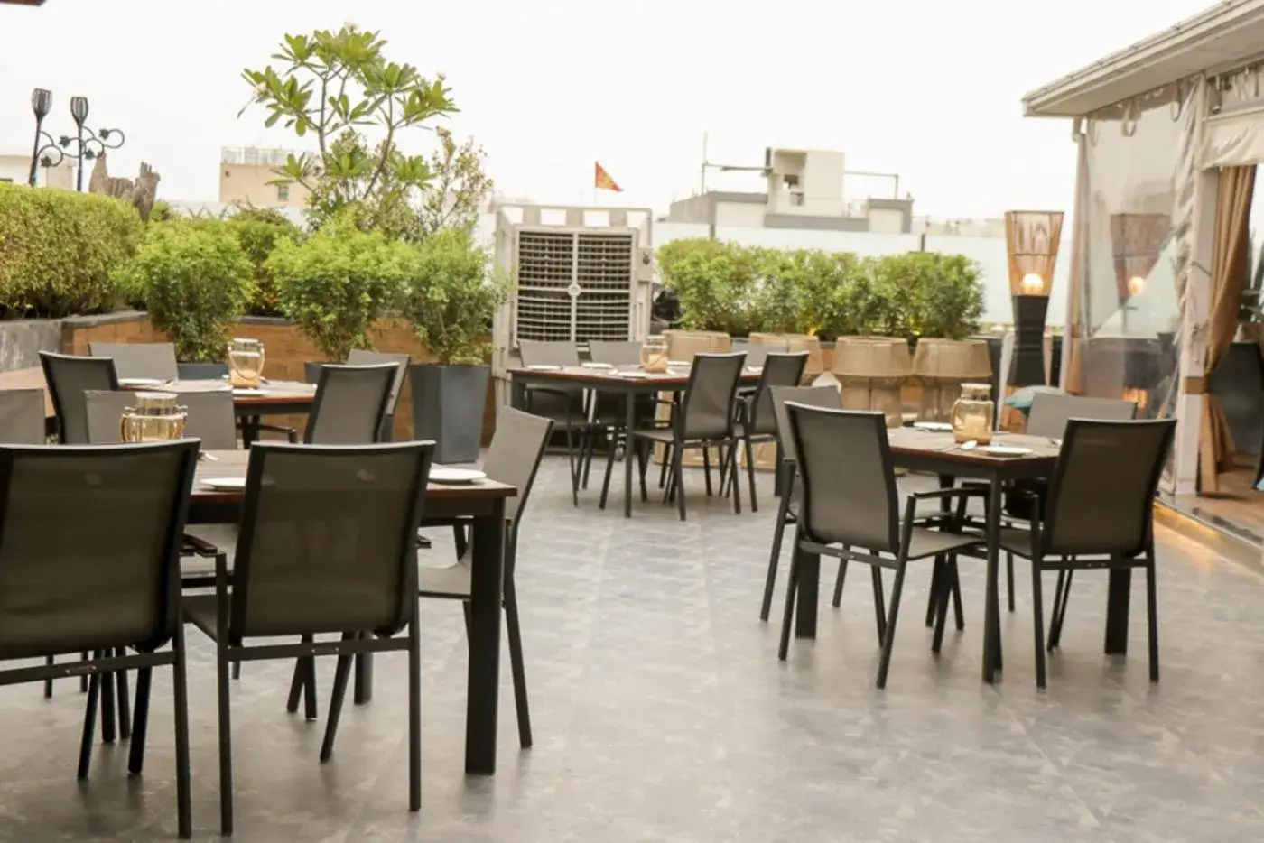 Balcony/Terrace, Restaurant/Places to Eat in Hotel Eternity