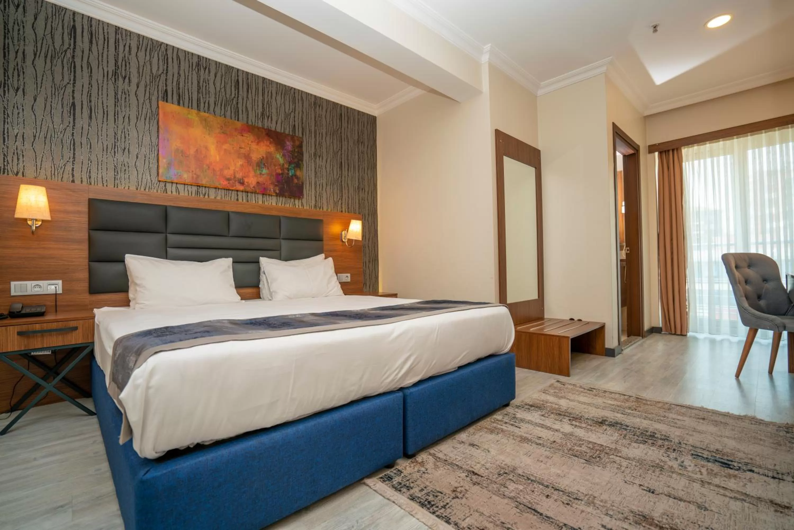 Bed in The Bostancı Otel