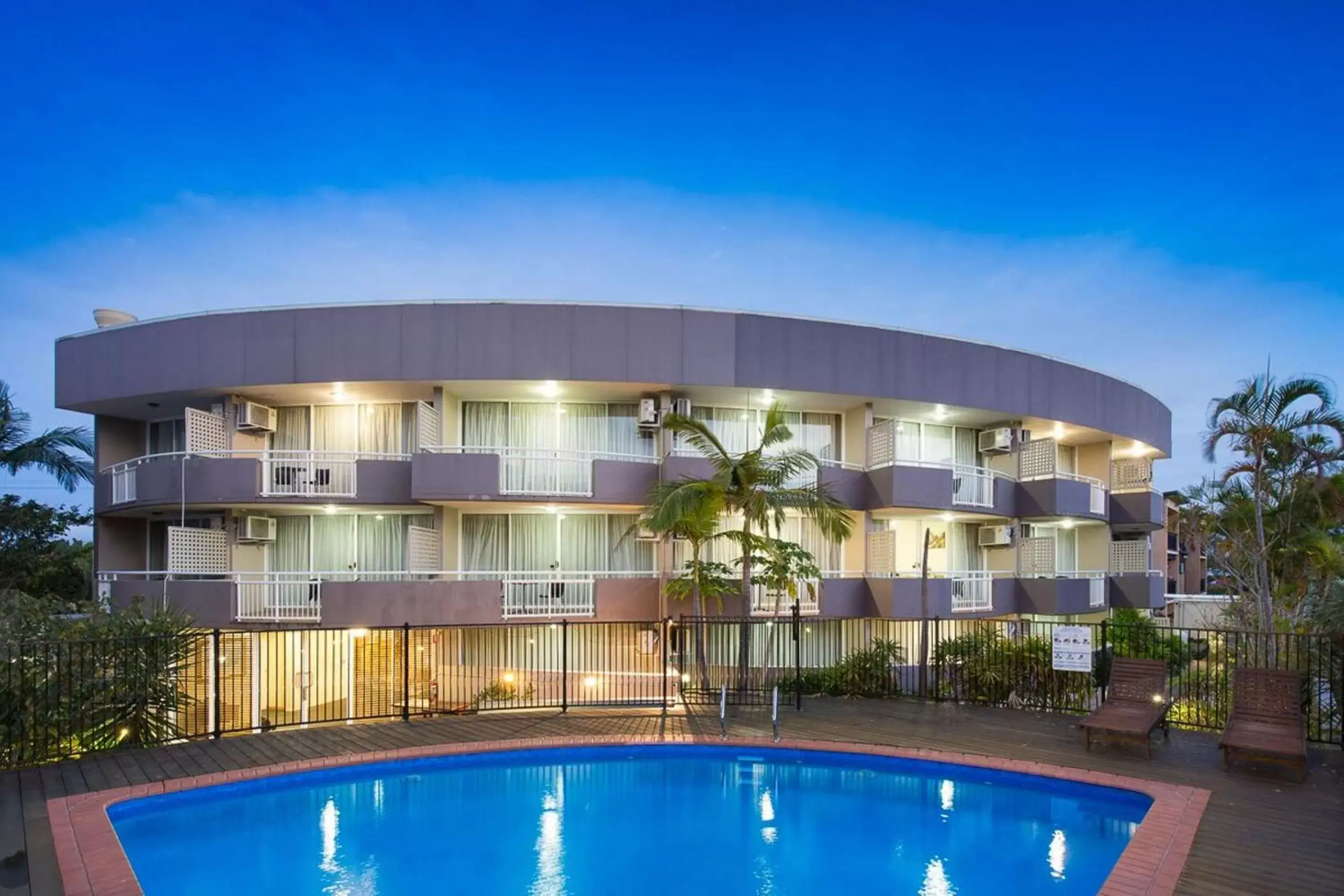 Pool view, Property Building in The Wellington Apartment Hotel