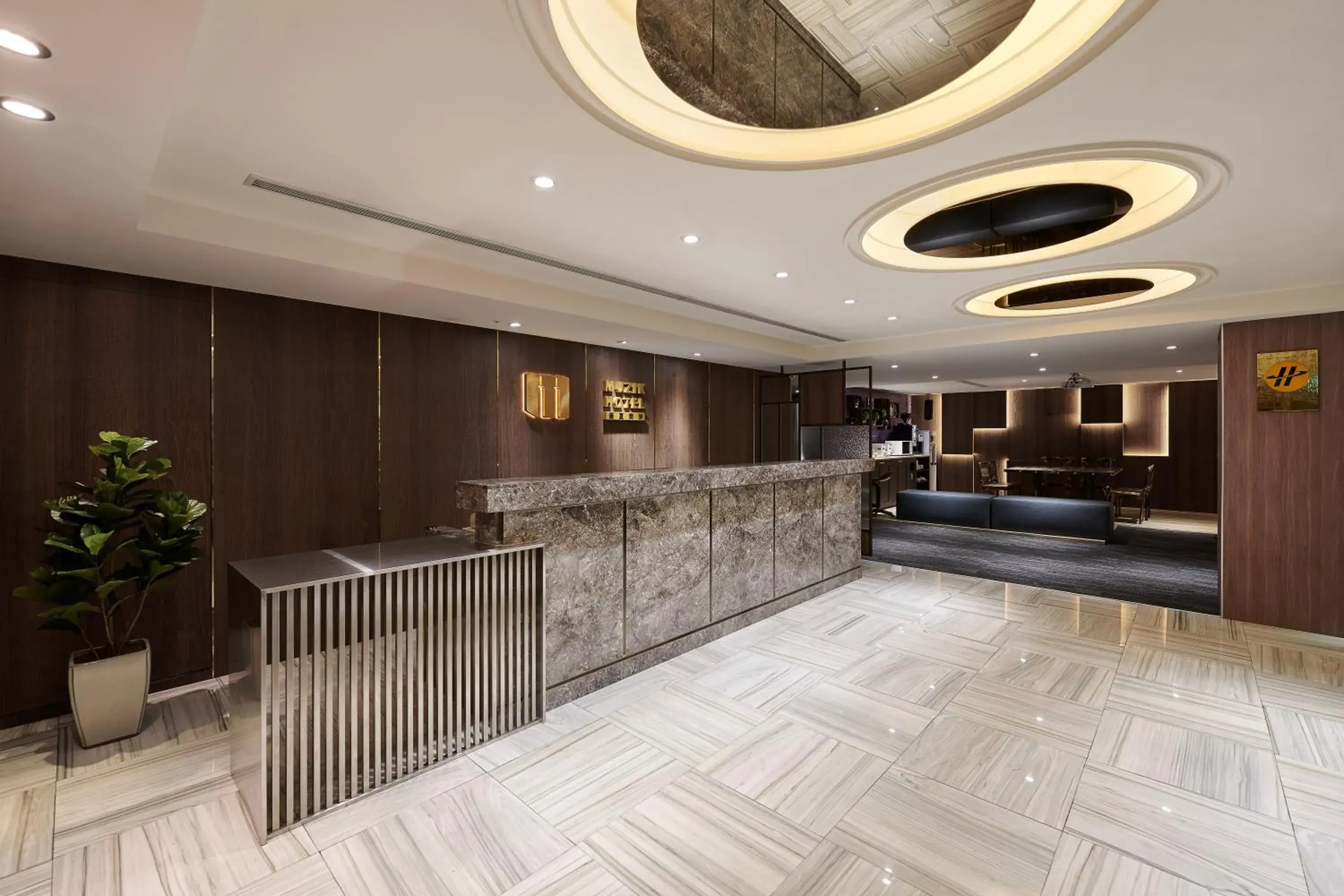 Lobby or reception, Lobby/Reception in Muzik Hotel - Ximen Station Branch