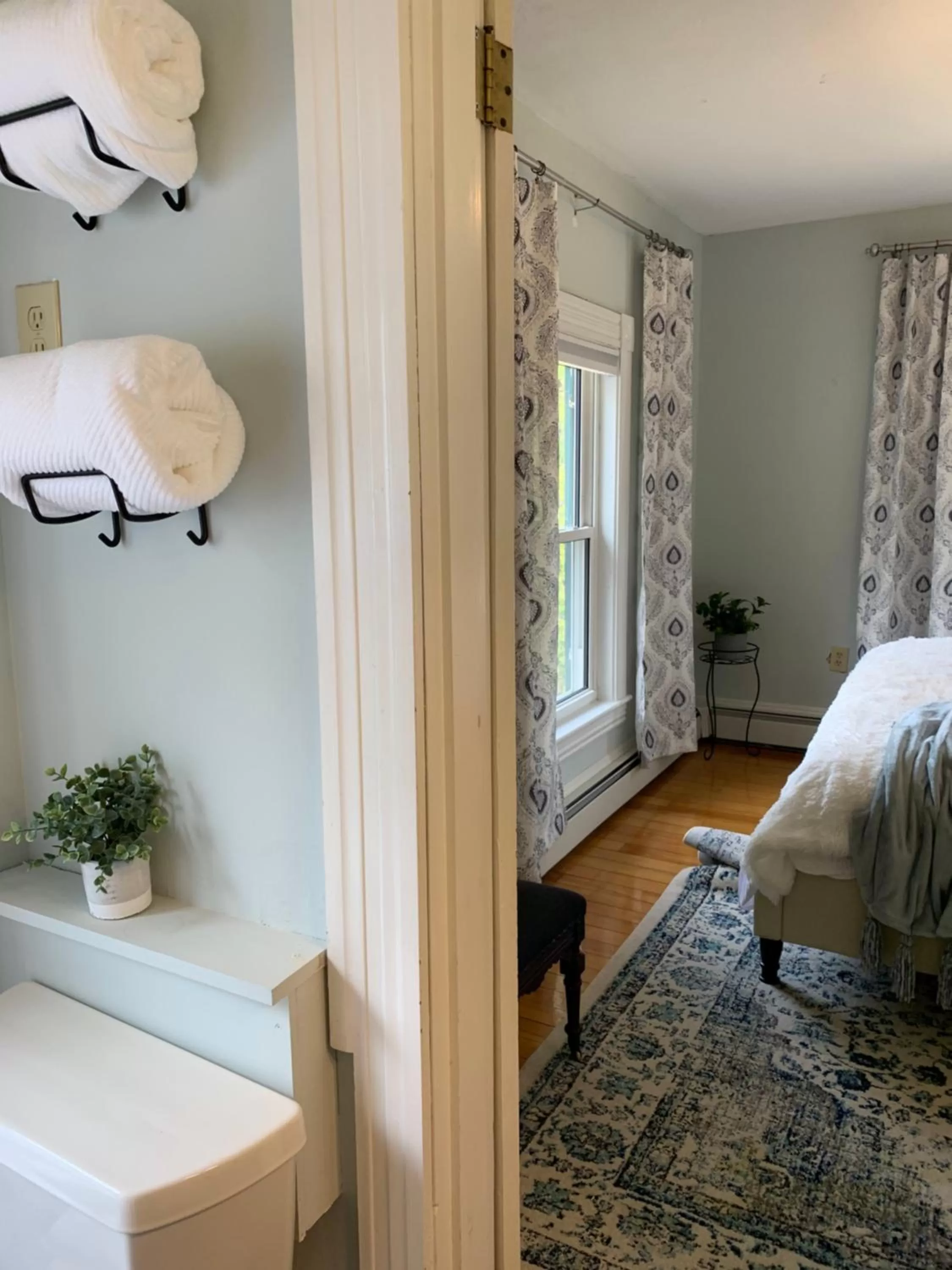 Bed in Inn on Golden Pond