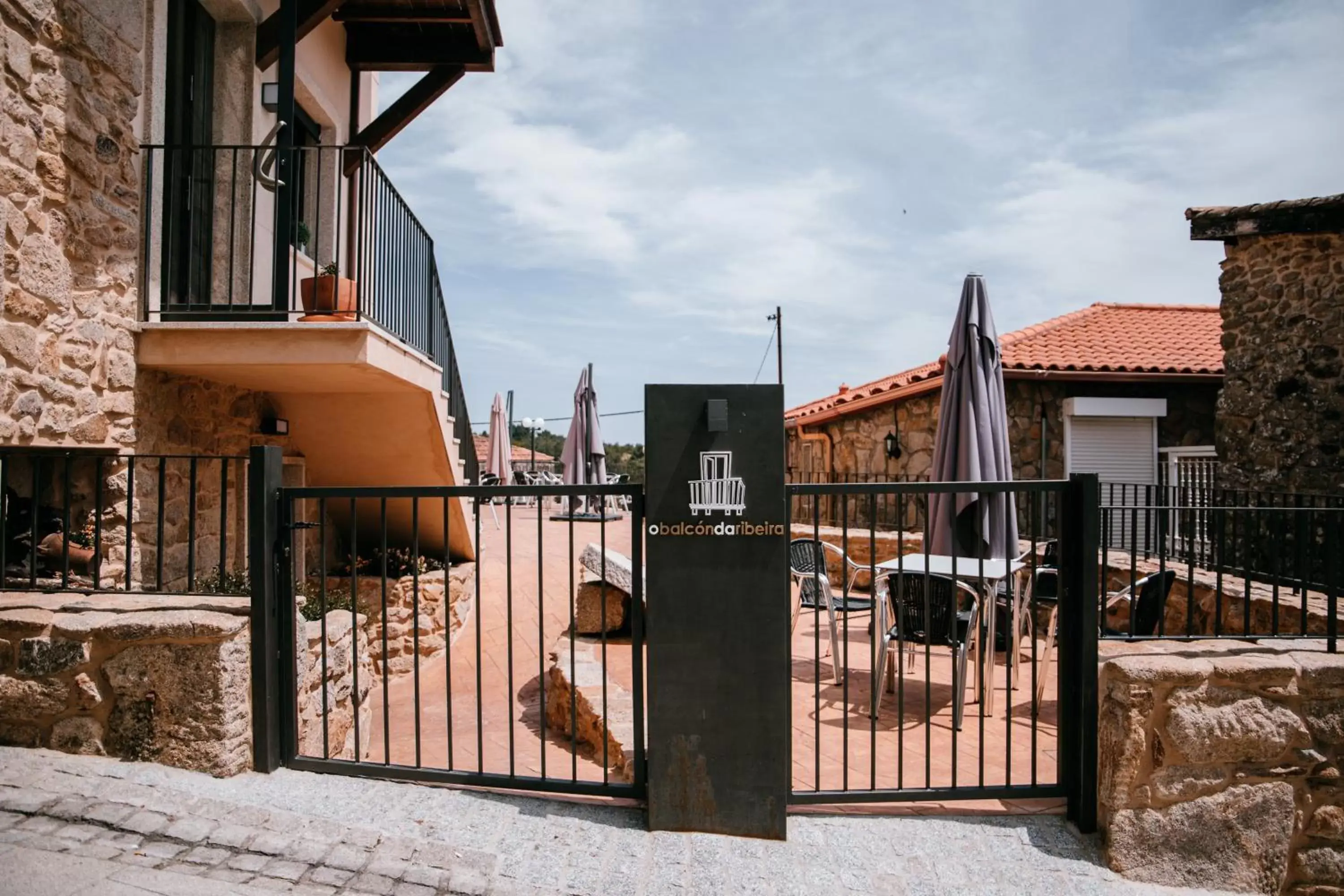 Balcony/Terrace in O balcón da ribeira