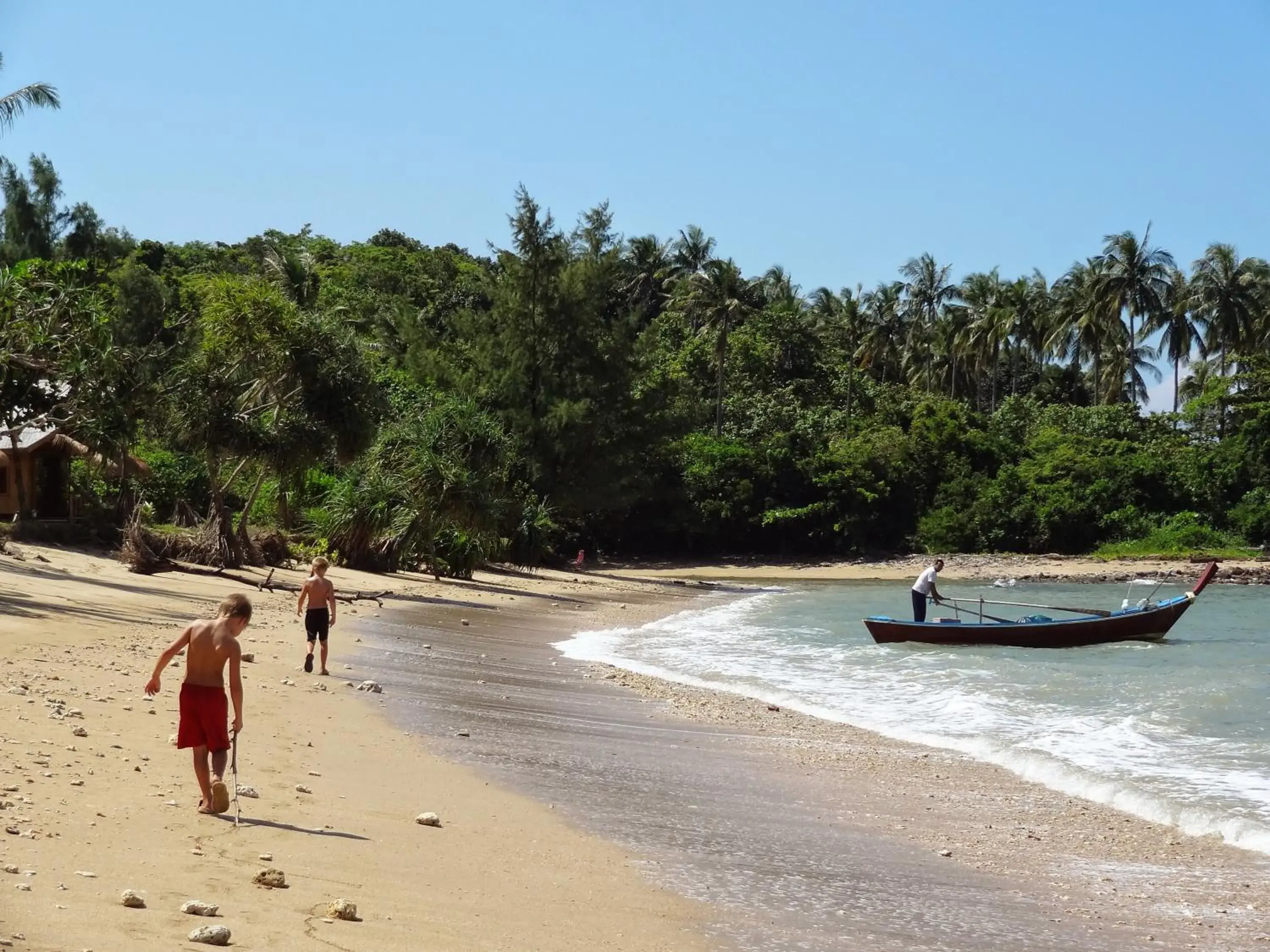 Beach in Lazy Days Bungalows