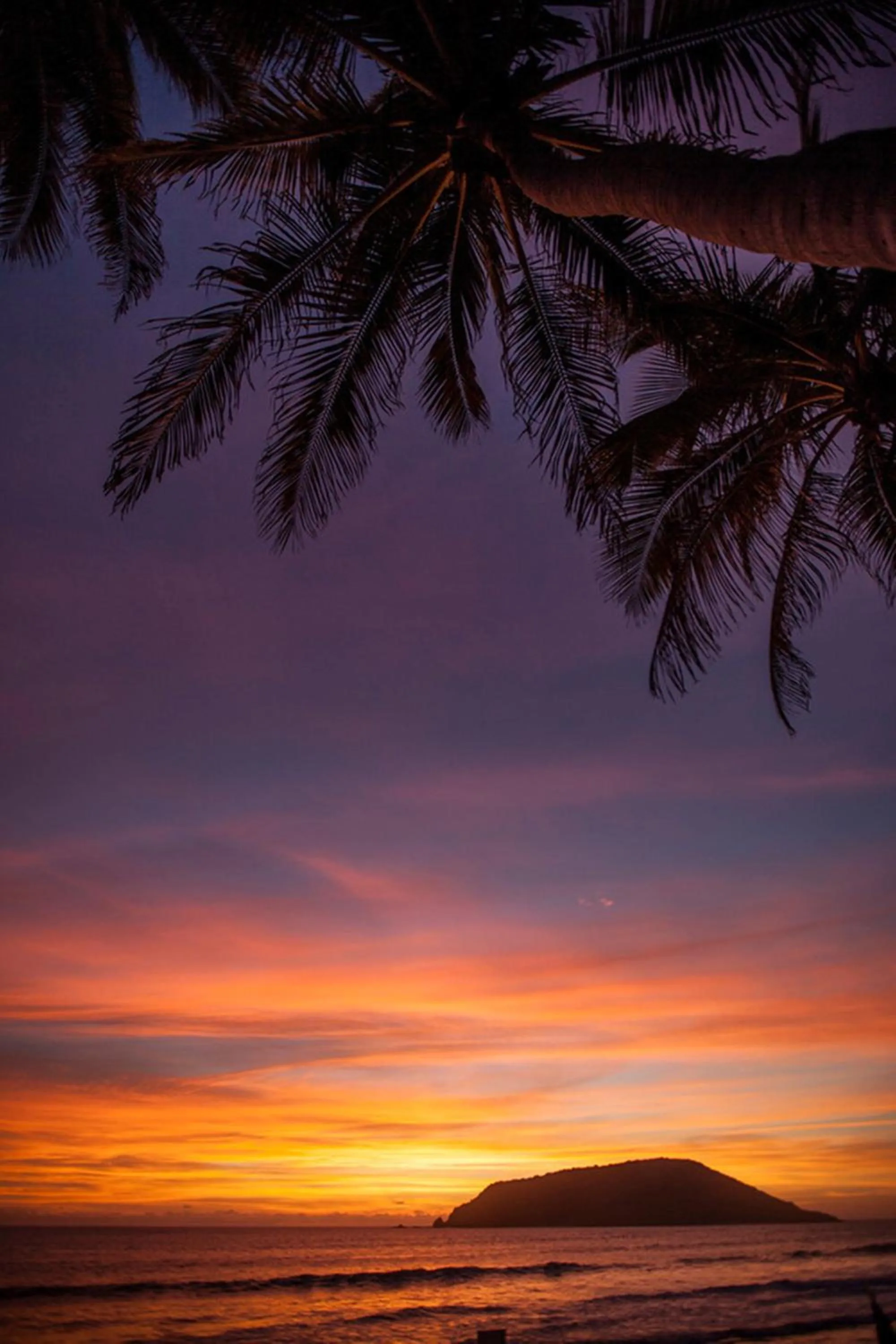 Sunset in El Cid El Moro Beach