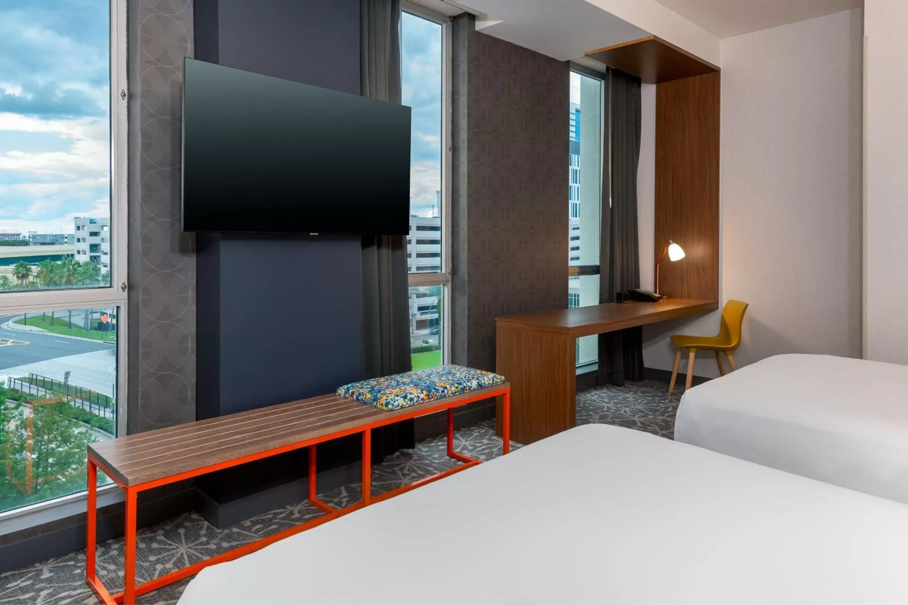 Photo of the whole room, TV/Entertainment Center in Aloft Orlando Downtown
