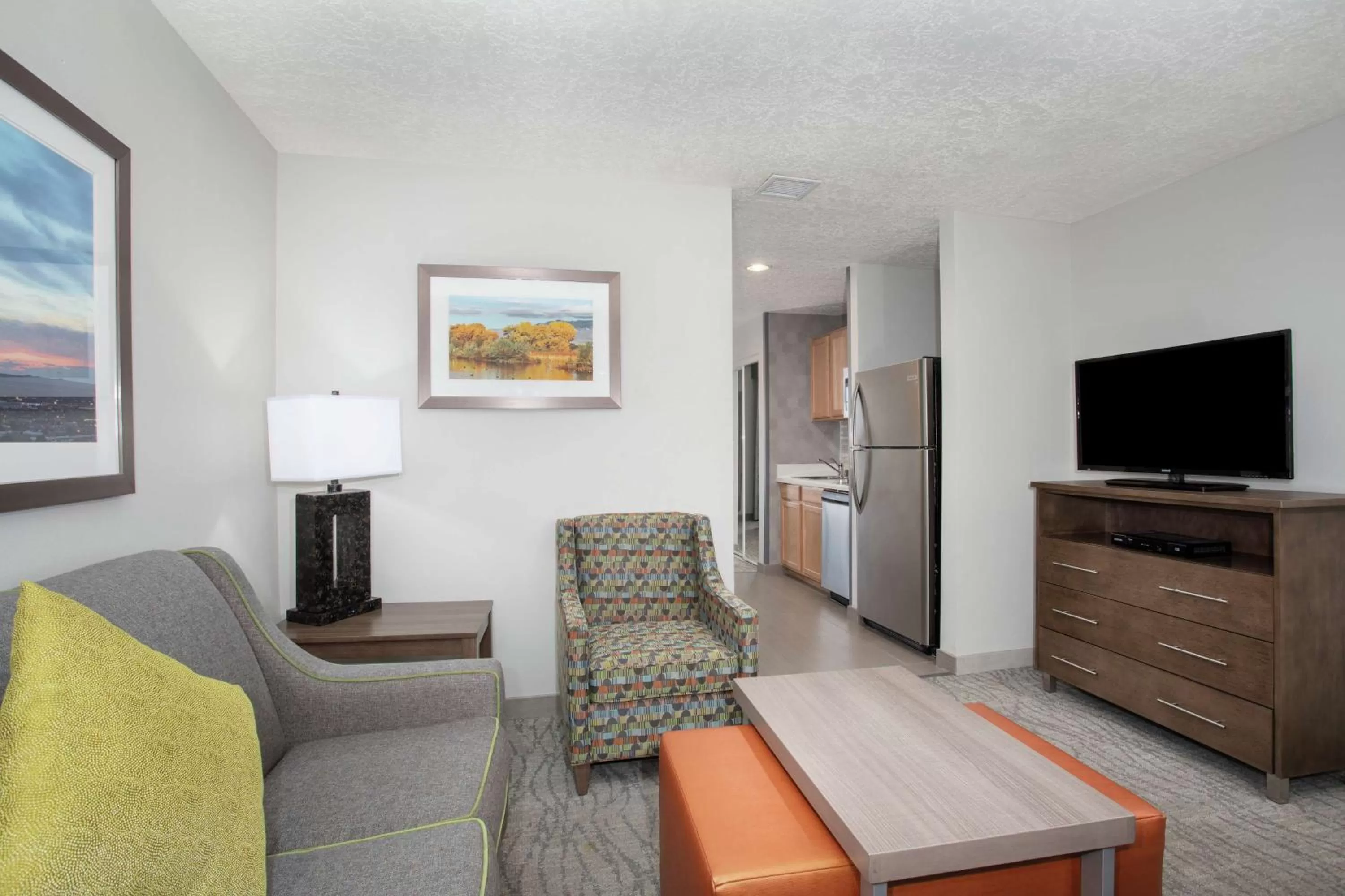 Bedroom in Homewood Suites by Hilton Albuquerque-Journal Center