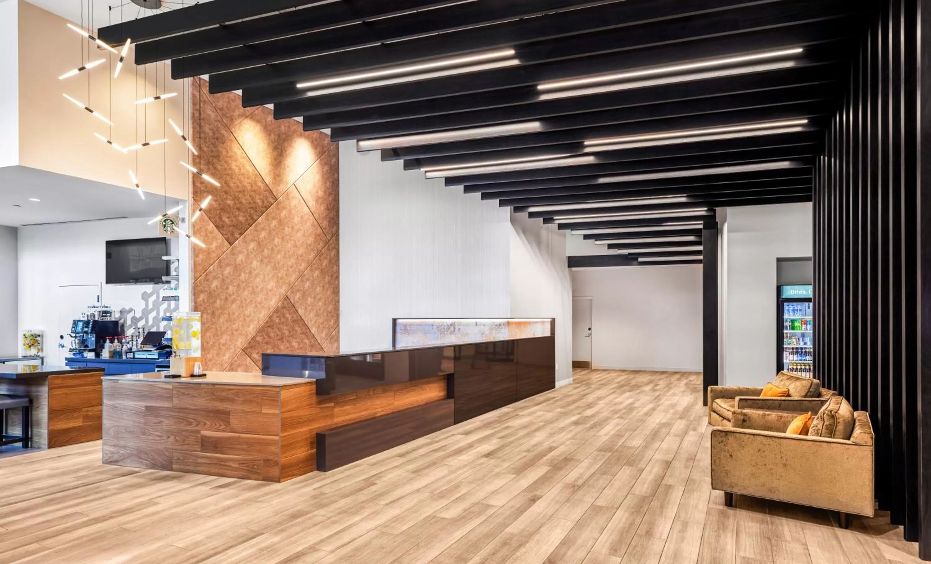 Lobby or reception in Hyatt House Houston Medical Center