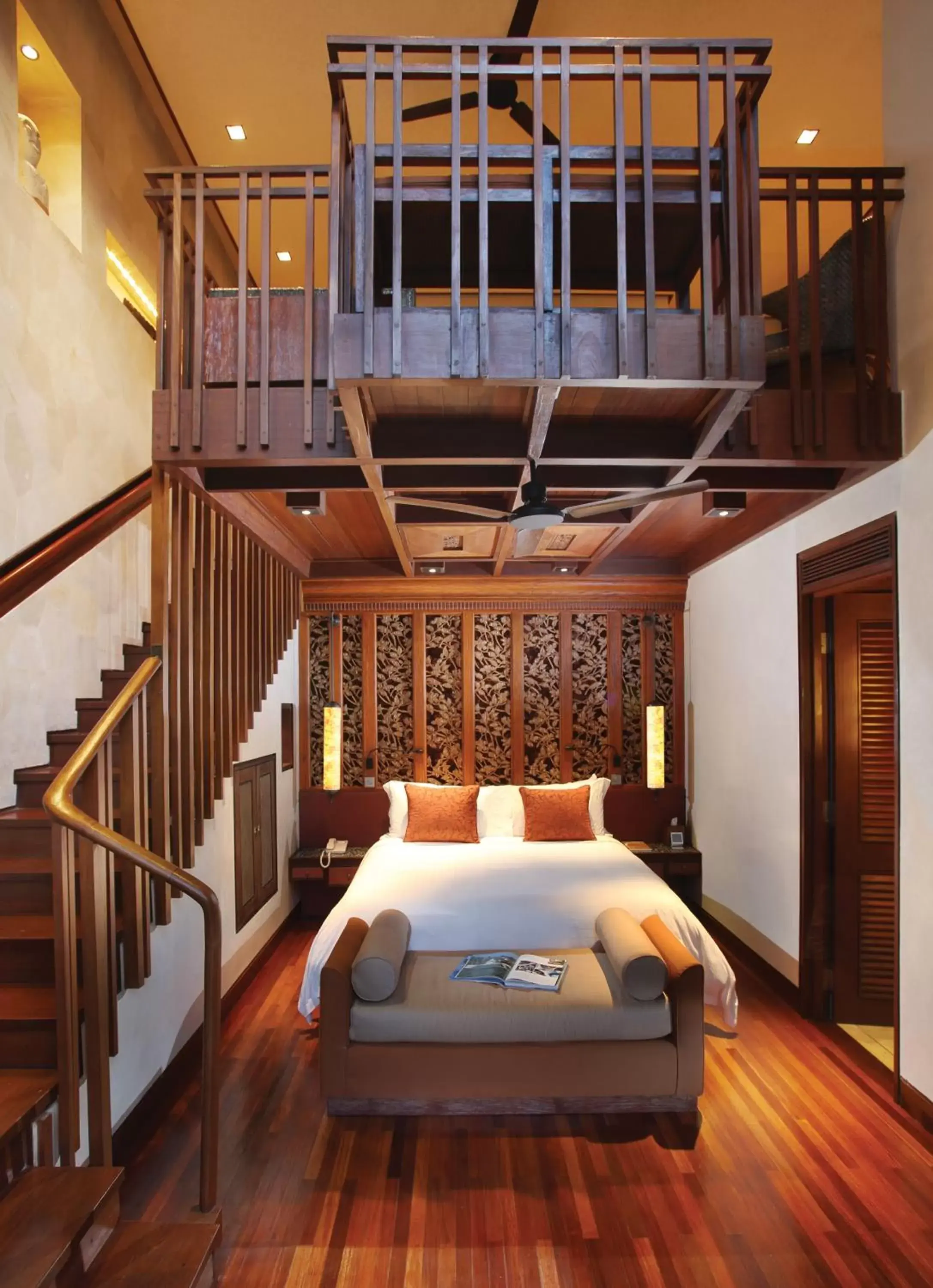 Bed in Four Seasons Resort Bali at Sayan Bed in Four Seasons Resort Bali at Sayan