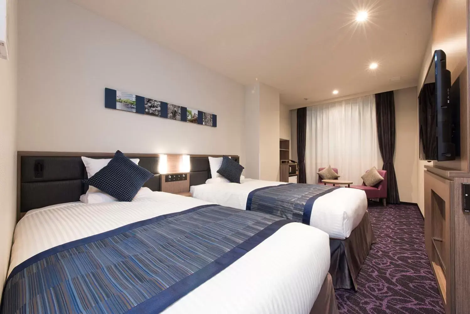 Deluxe Twin Room - single occupancy - Non-Smoking in Hotel Mystays Gotanda Station Deluxe Twin Room - single occupancy - Non-Smoking in Hotel Mystays Gotanda Station