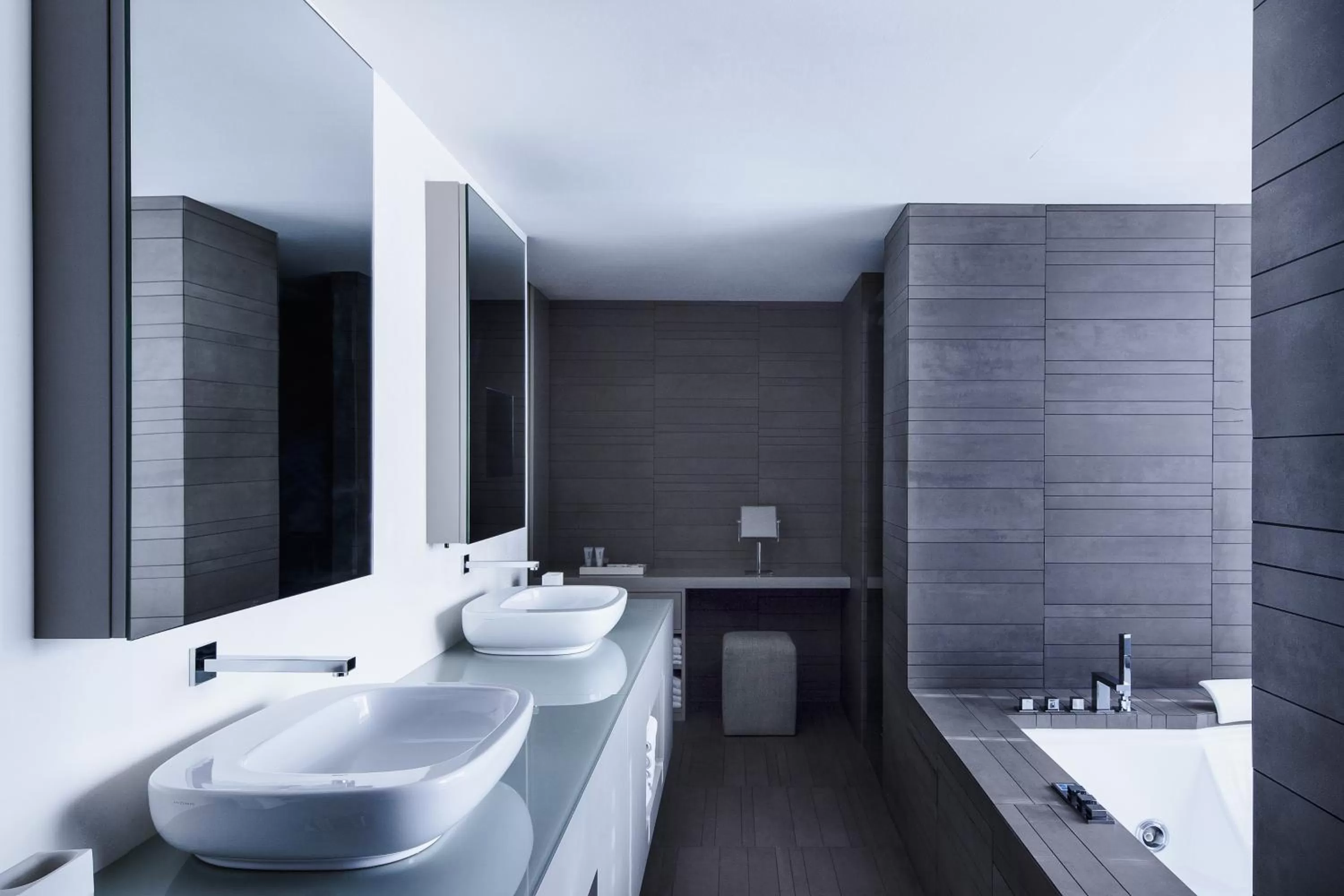 Shower in The Mandala Berlin, a Member of Design Hotels