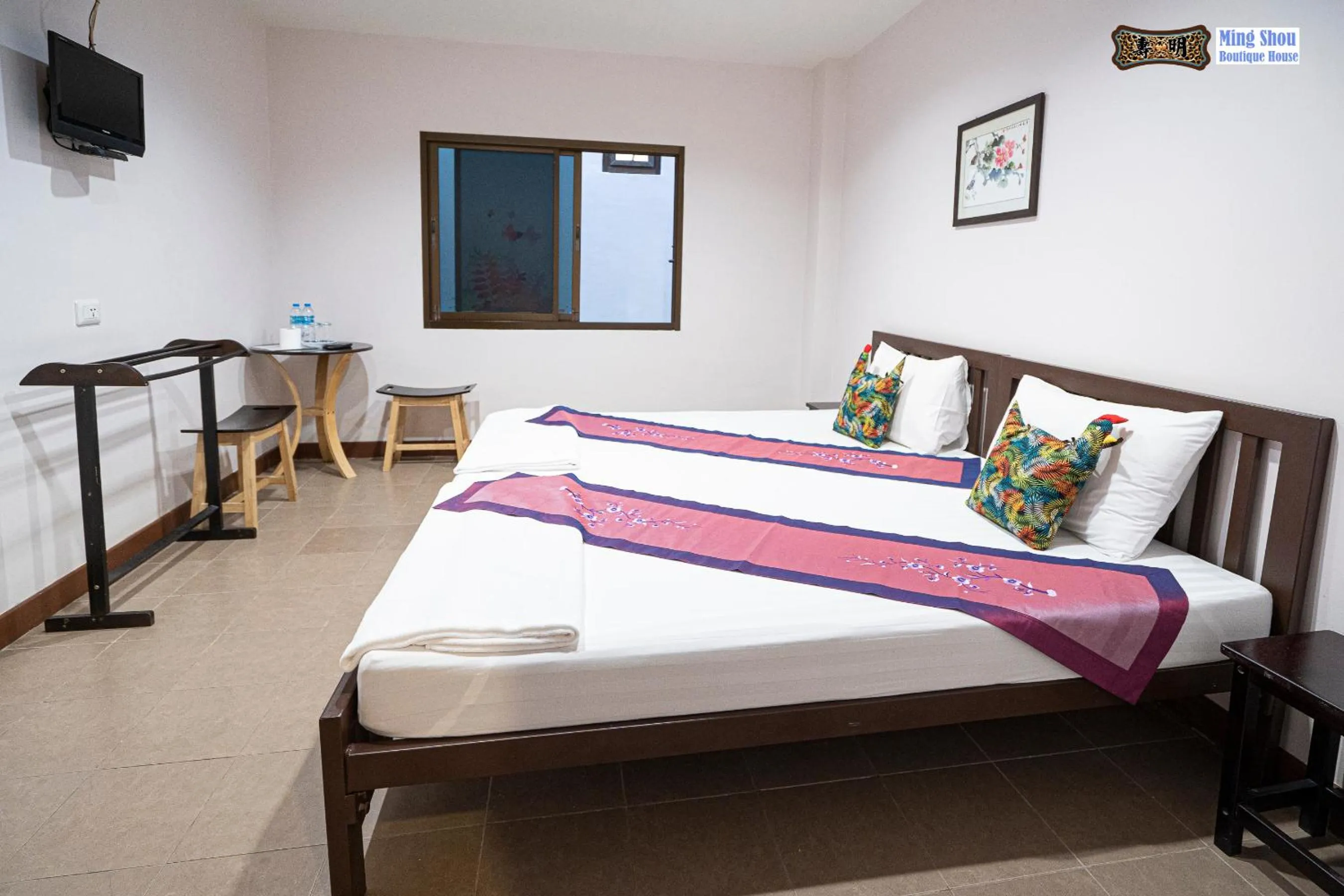 Bed in Ming Shou Boutique House