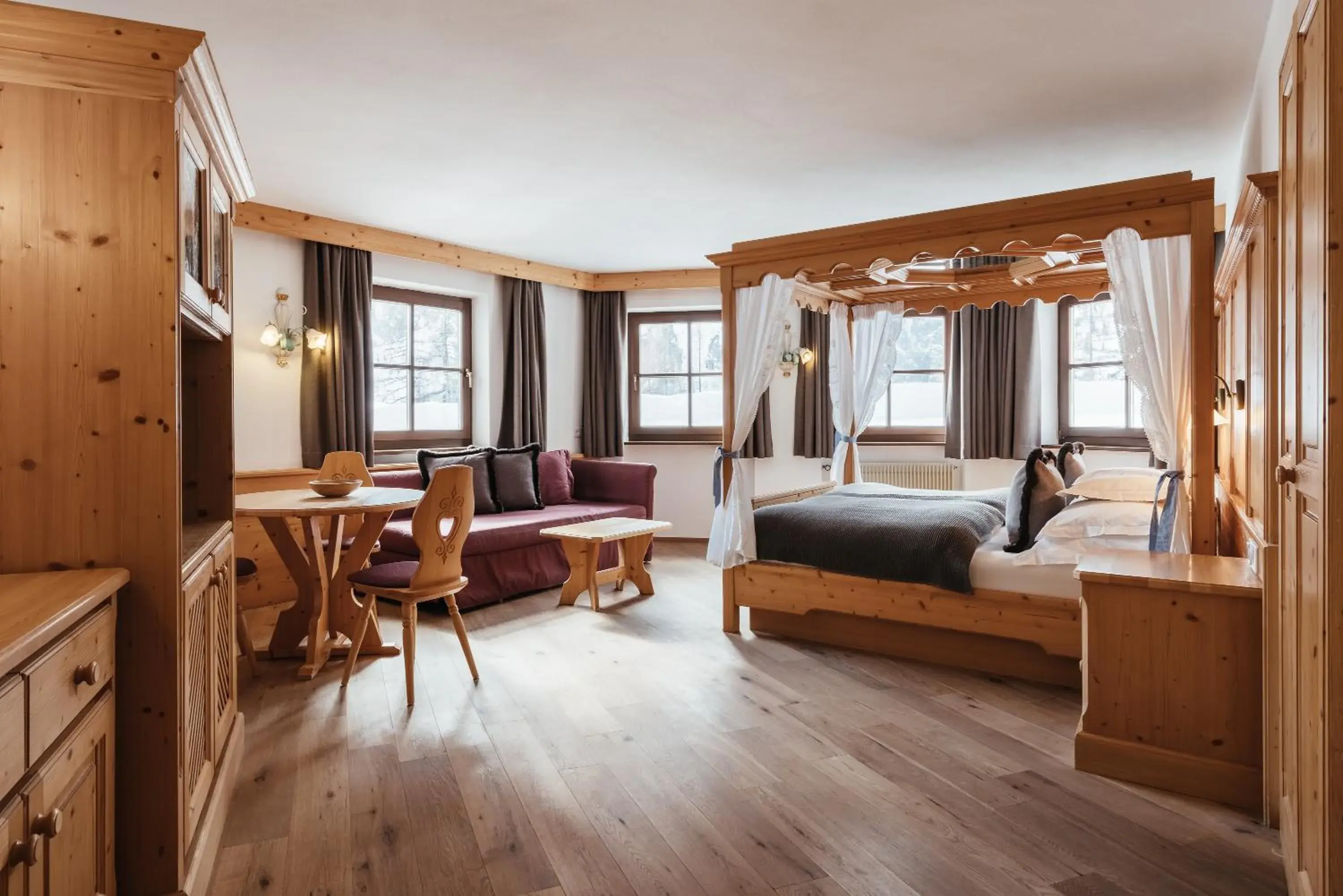 Living room, Seating Area in Kolfuschgerhof Mountain Resort