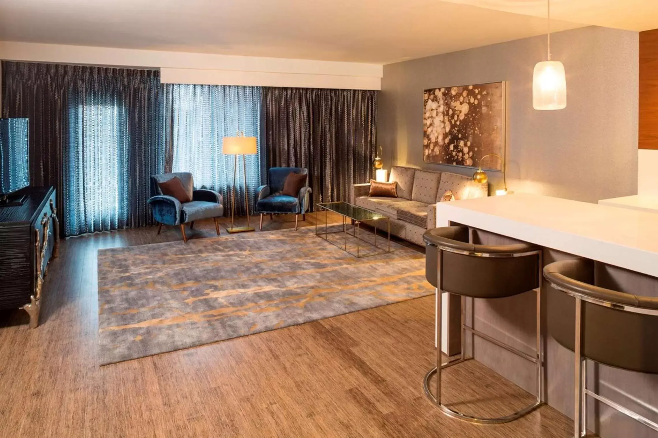 Living room, Seating Area in Hilton Garden Inn Sioux Falls Downtown