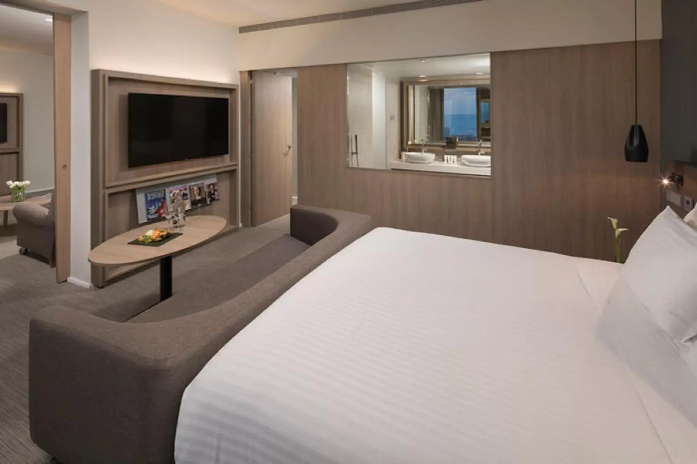 Other, Bed in The Level at Melia Barcelona Sky