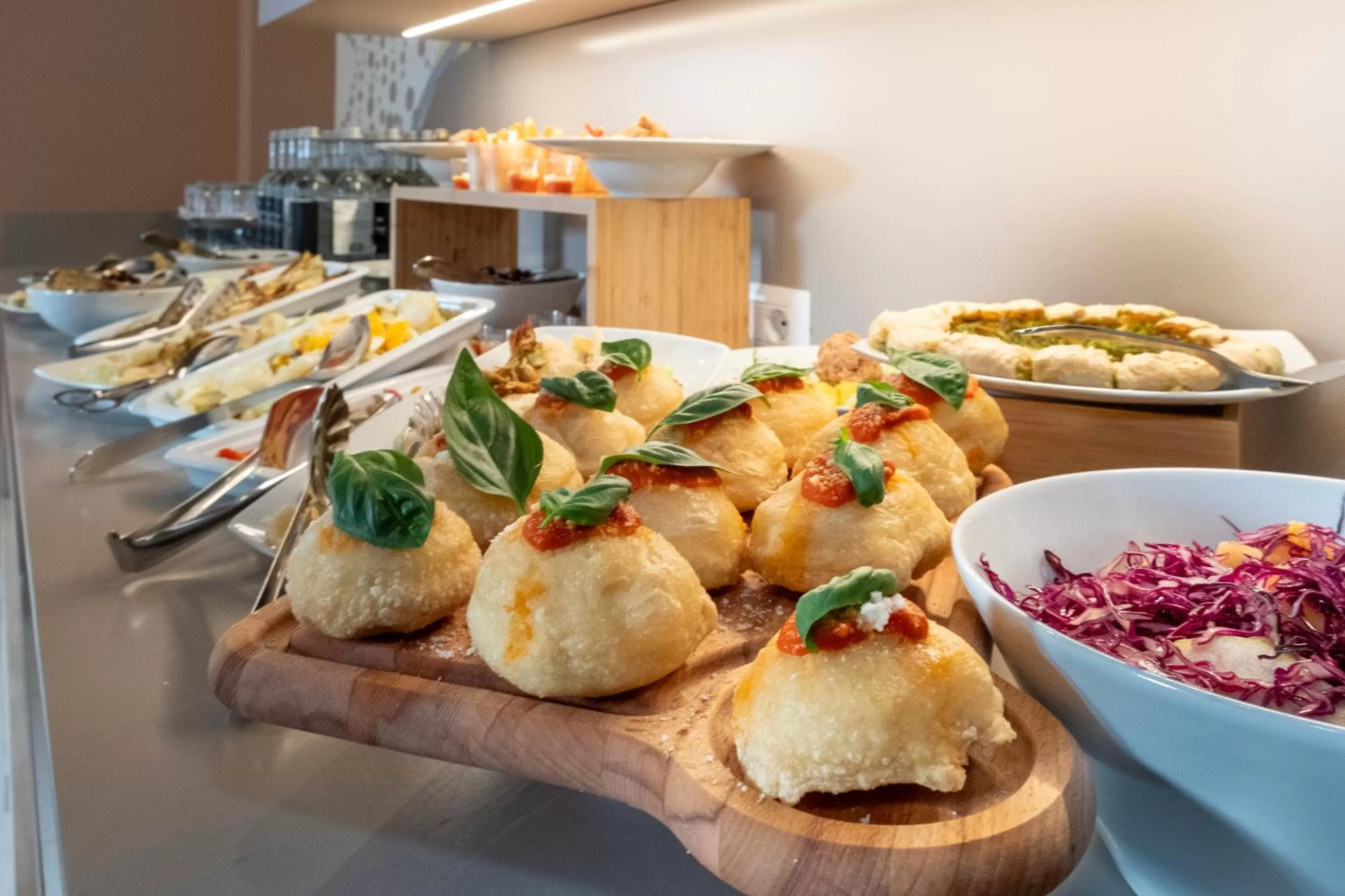 Buffet breakfast in Adesso Hotel