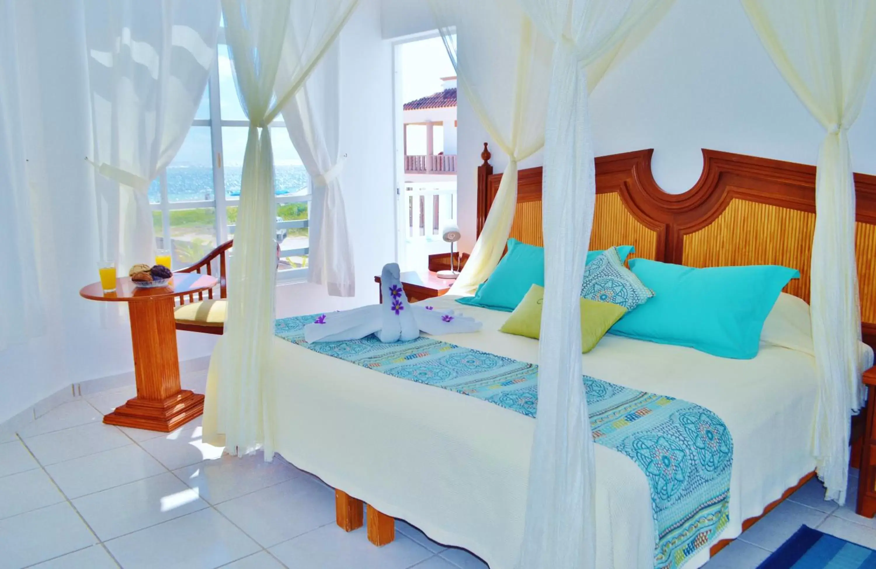Bed in Corales Suites