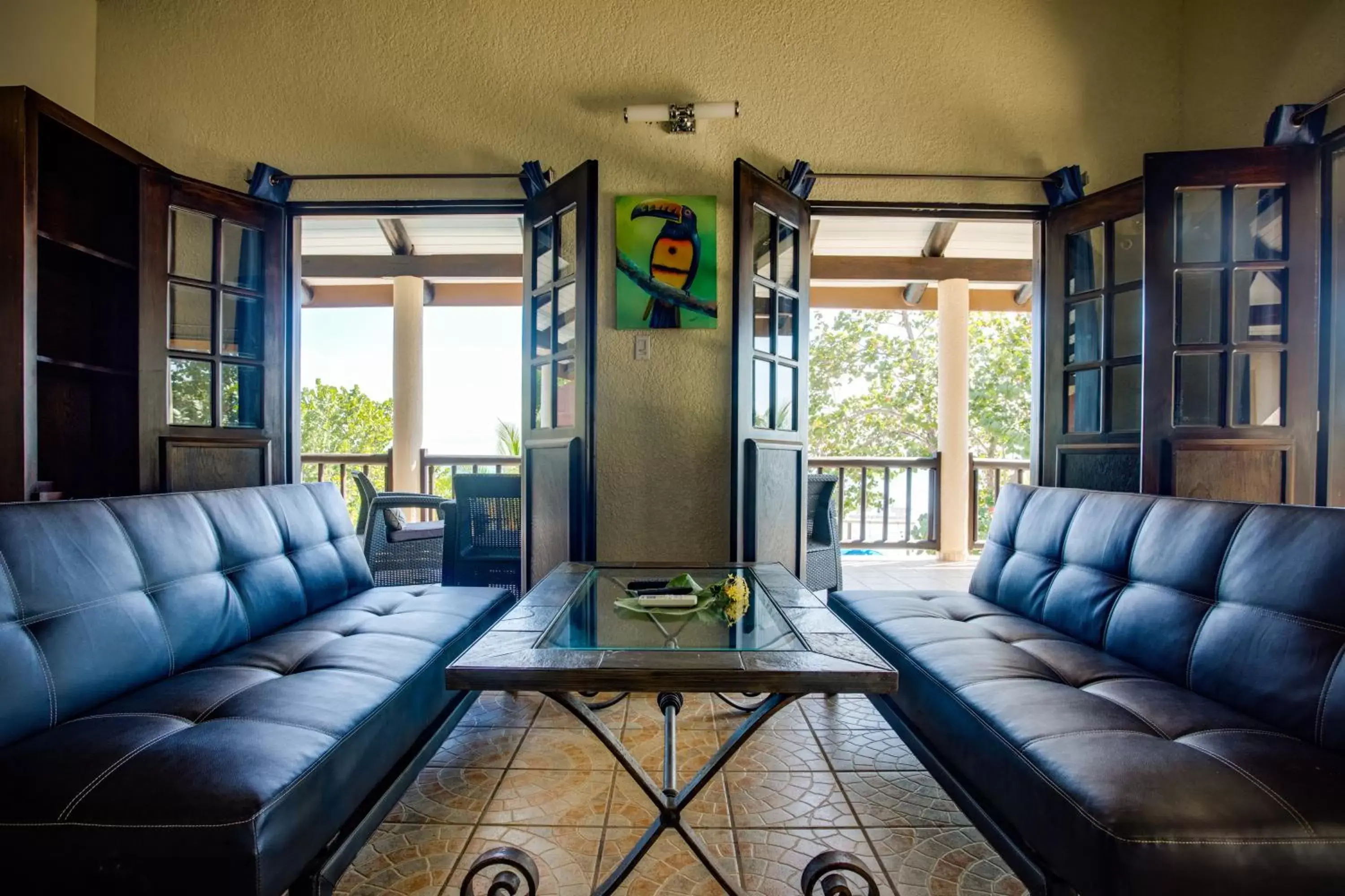 Living room, Seating Area in Mariposa Belize Beach Resort