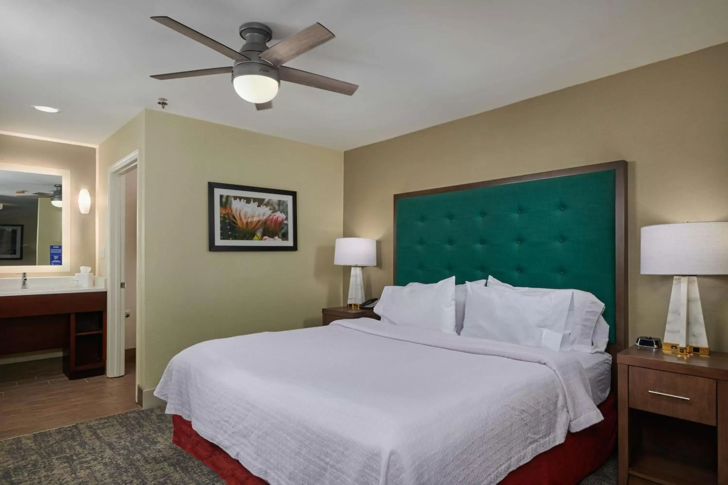 Bed in Homewood Suites by Hilton Sarasota