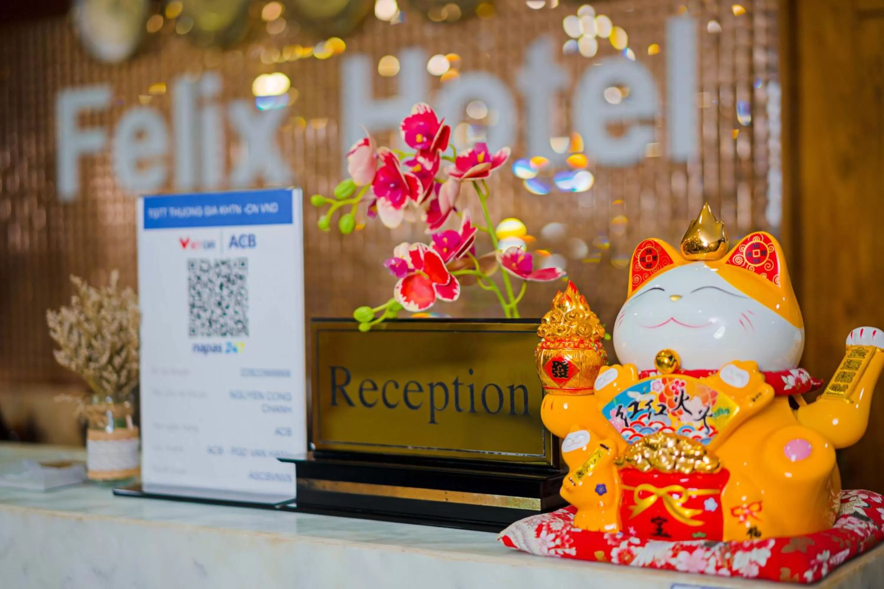 Decorative detail in Felix Hotel