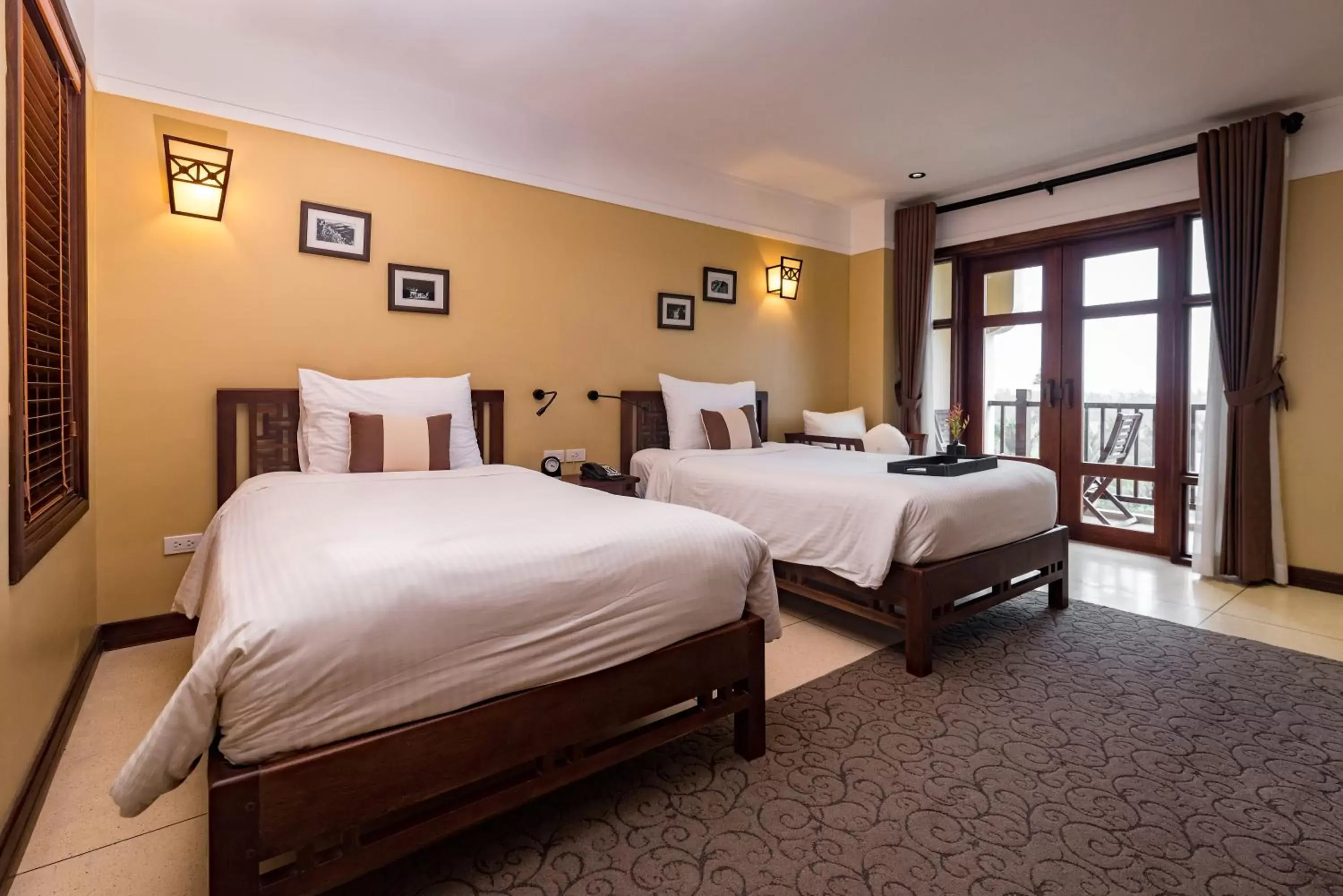 Bed in La Siesta Hoi An Resort & Spa