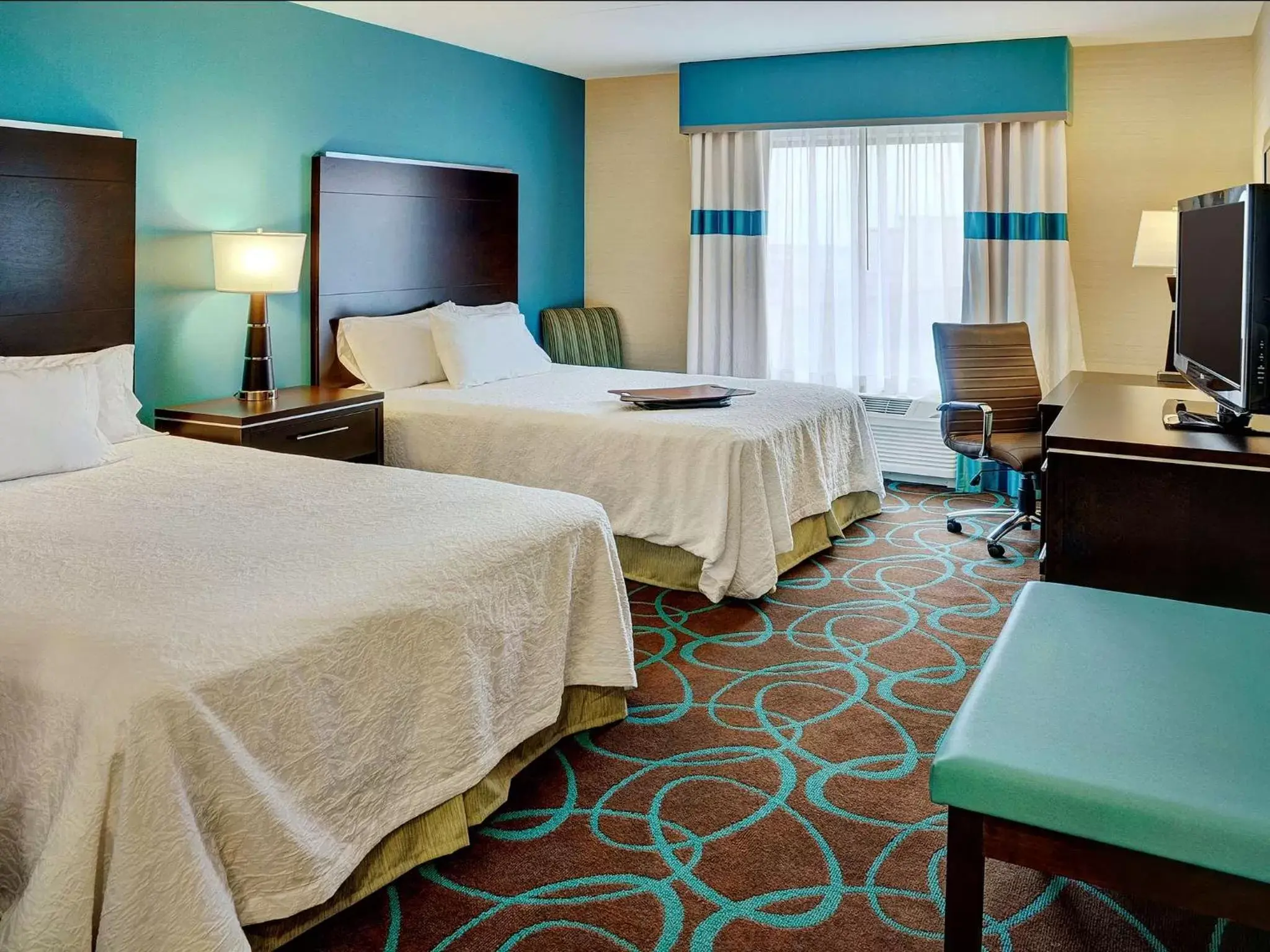 Bed in Hampton Inn by Hilton Winnipeg